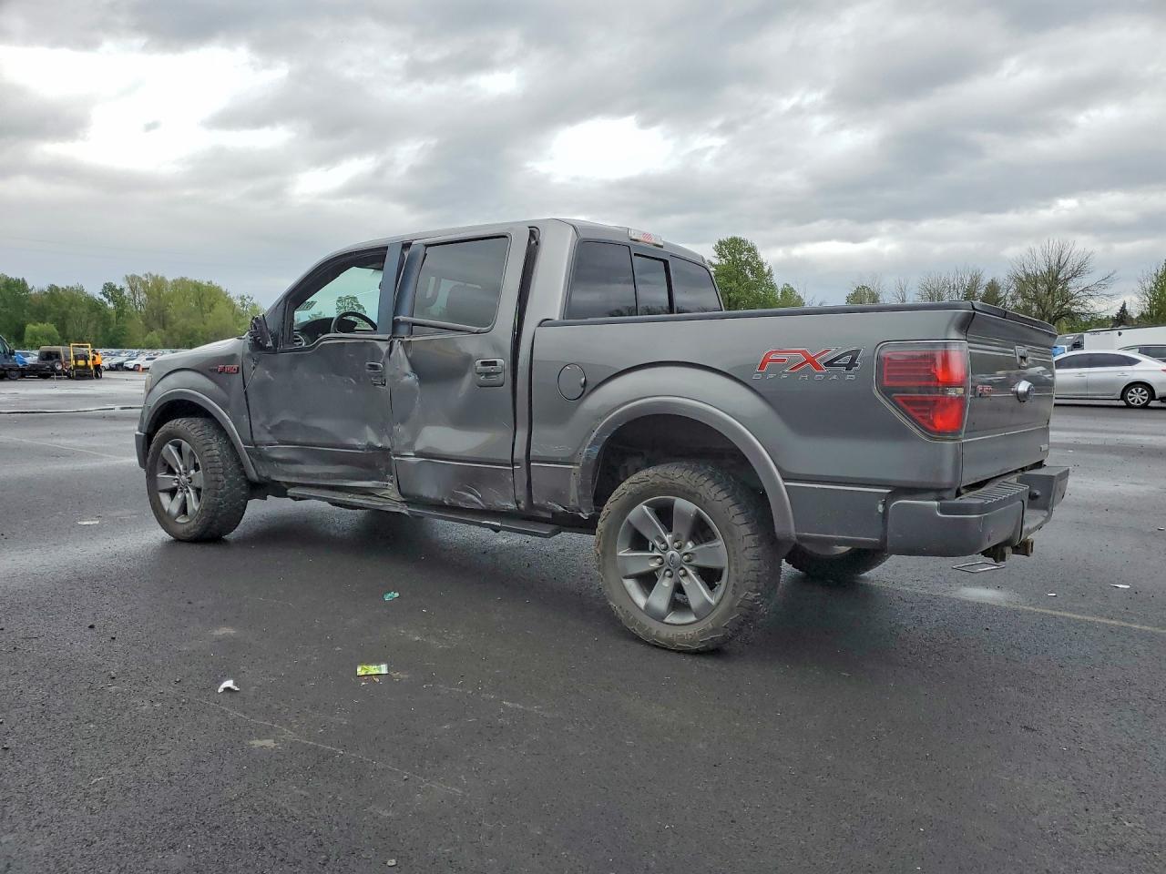2012 Ford F150 Supercrew Gray vin: 1FTFW1ET7CFC20707