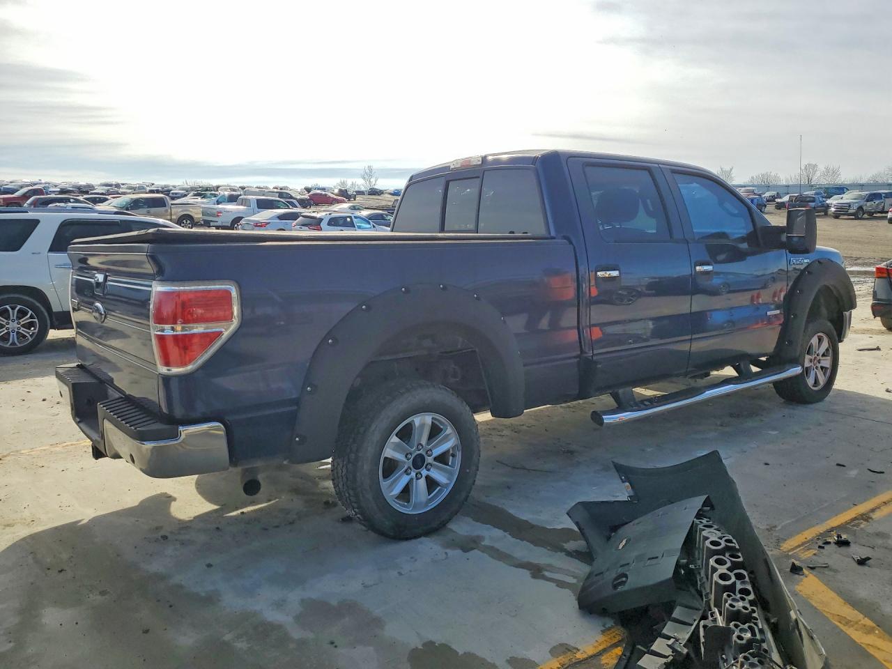 2012 Ford F150 Supercrew Blue vin: 1FTFW1ET7CFC46997