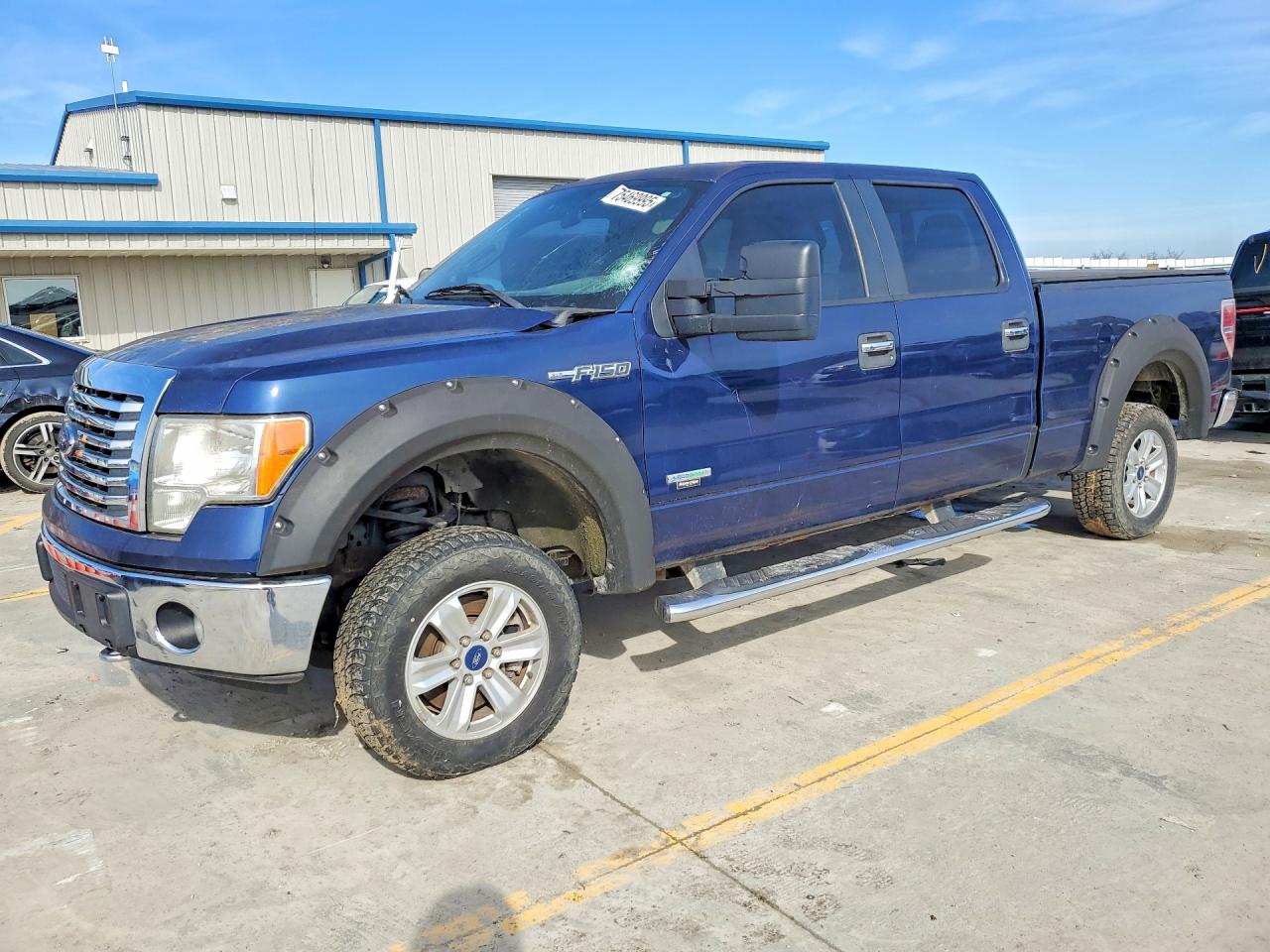 2012 Ford F150 Supercrew Blue vin: 1FTFW1ET7CFC46997
