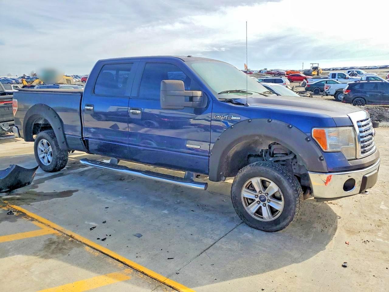 2012 Ford F150 Supercrew Blue vin: 1FTFW1ET7CFC46997