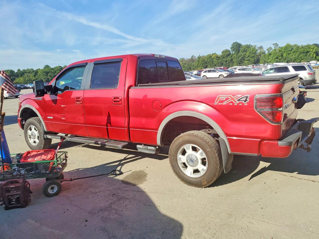 2012 Ford F-150 Бордовый vin: 1FTFW1ET7CFC91535