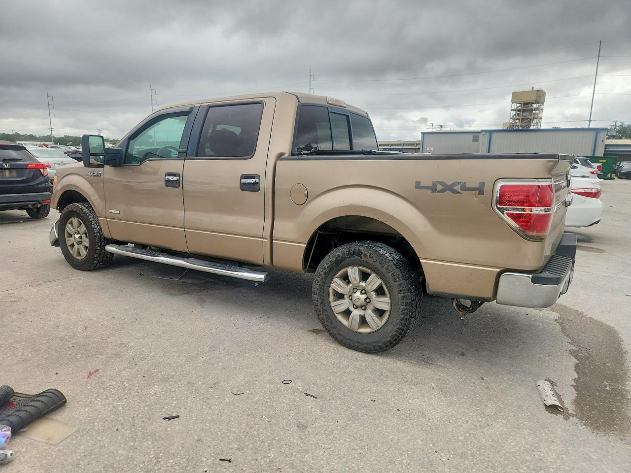 2012 Ford F150 Supercrew Желто-коричневый vin: 1FTFW1ET7CKD12648