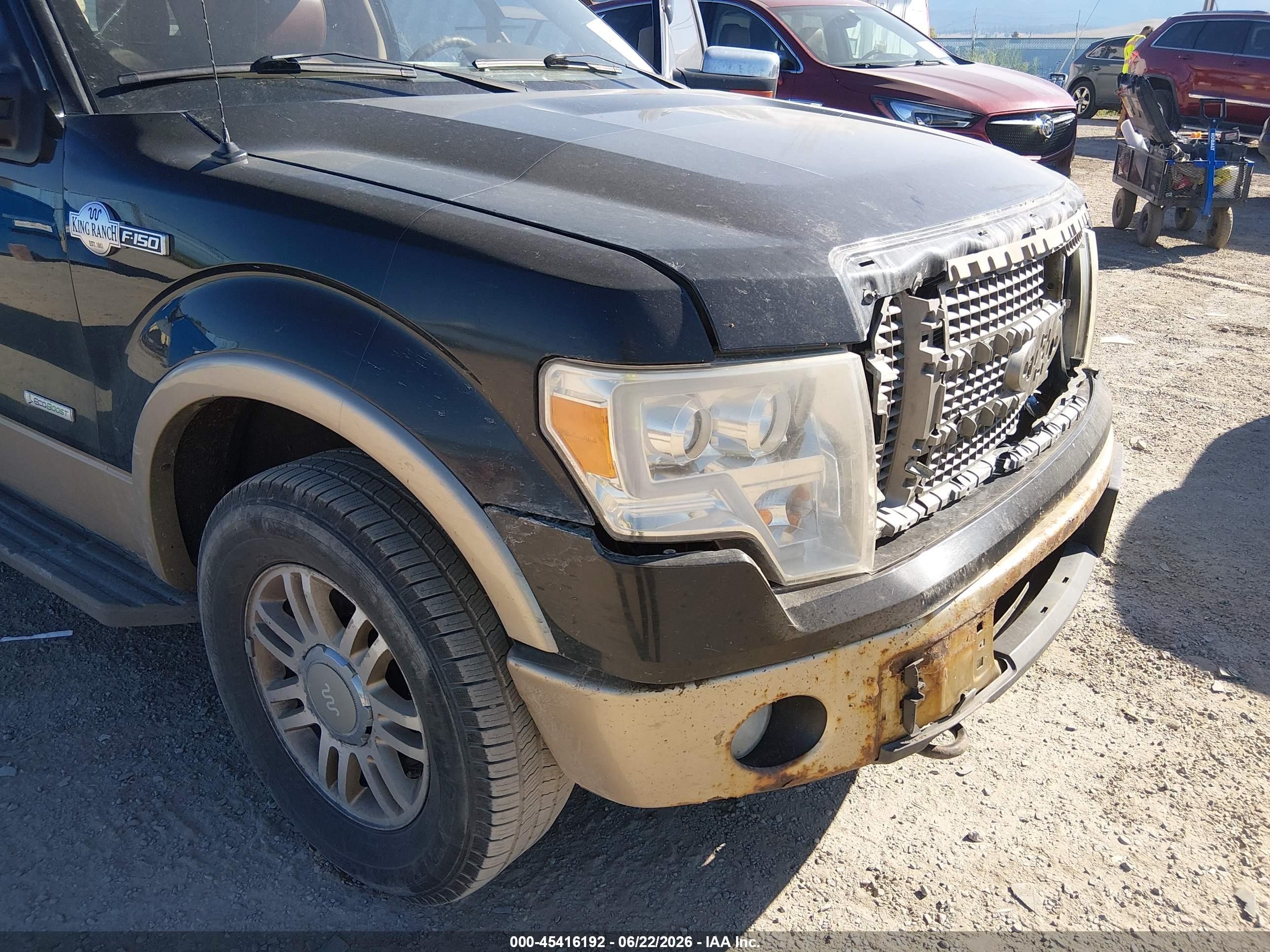 2012 Ford F-150 Fx4/king Ranch/lariat/platinum/xl/xlt Brown vin: 1FTFW1ET7CKD20412