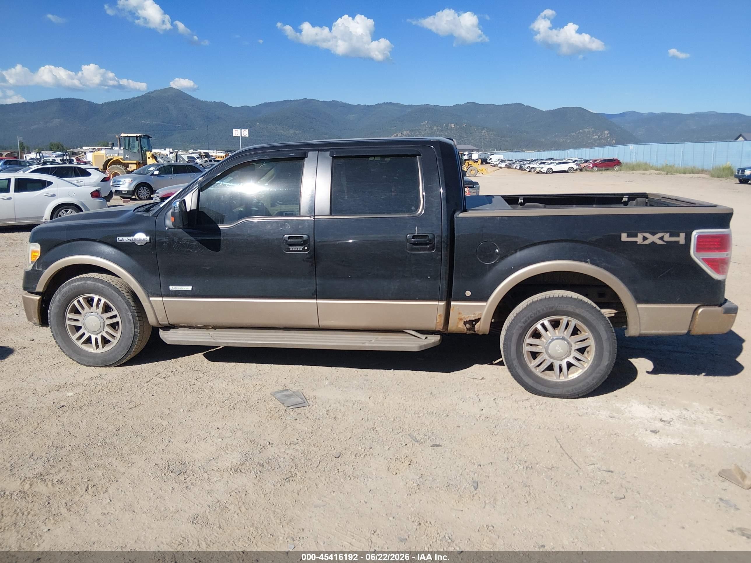 2012 Ford F-150 Fx4/king Ranch/lariat/platinum/xl/xlt Brown vin: 1FTFW1ET7CKD20412
