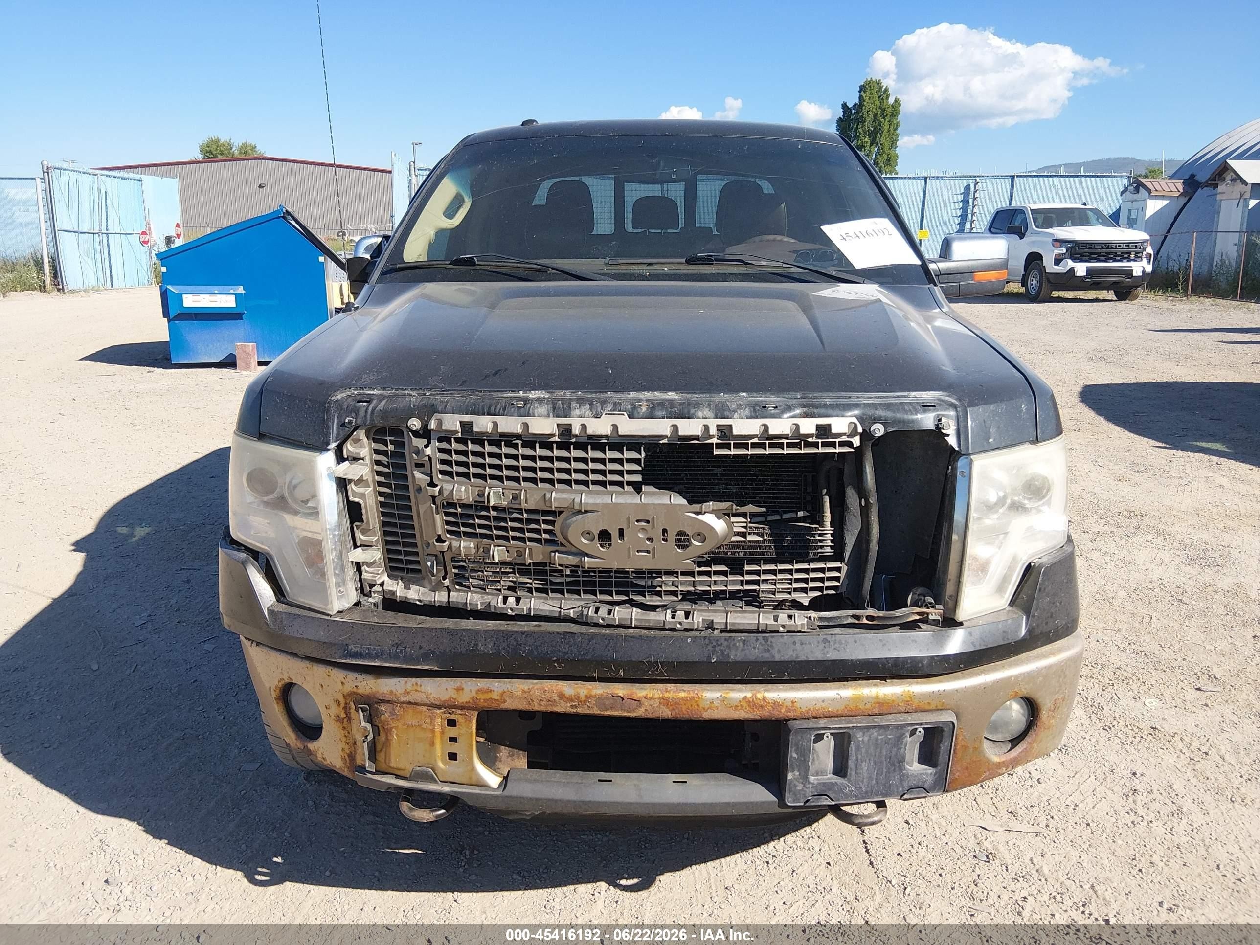 2012 Ford F-150 Fx4/king Ranch/lariat/platinum/xl/xlt Brown vin: 1FTFW1ET7CKD20412