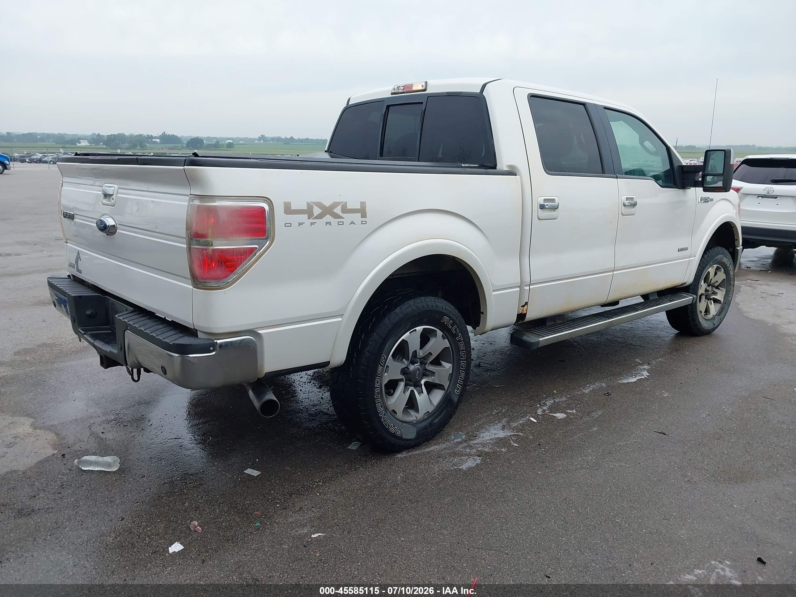 2012 Ford F-150 Fx4/king Ranch/lariat/platinum/xl/xlt White vin: 1FTFW1ET7CKD24153