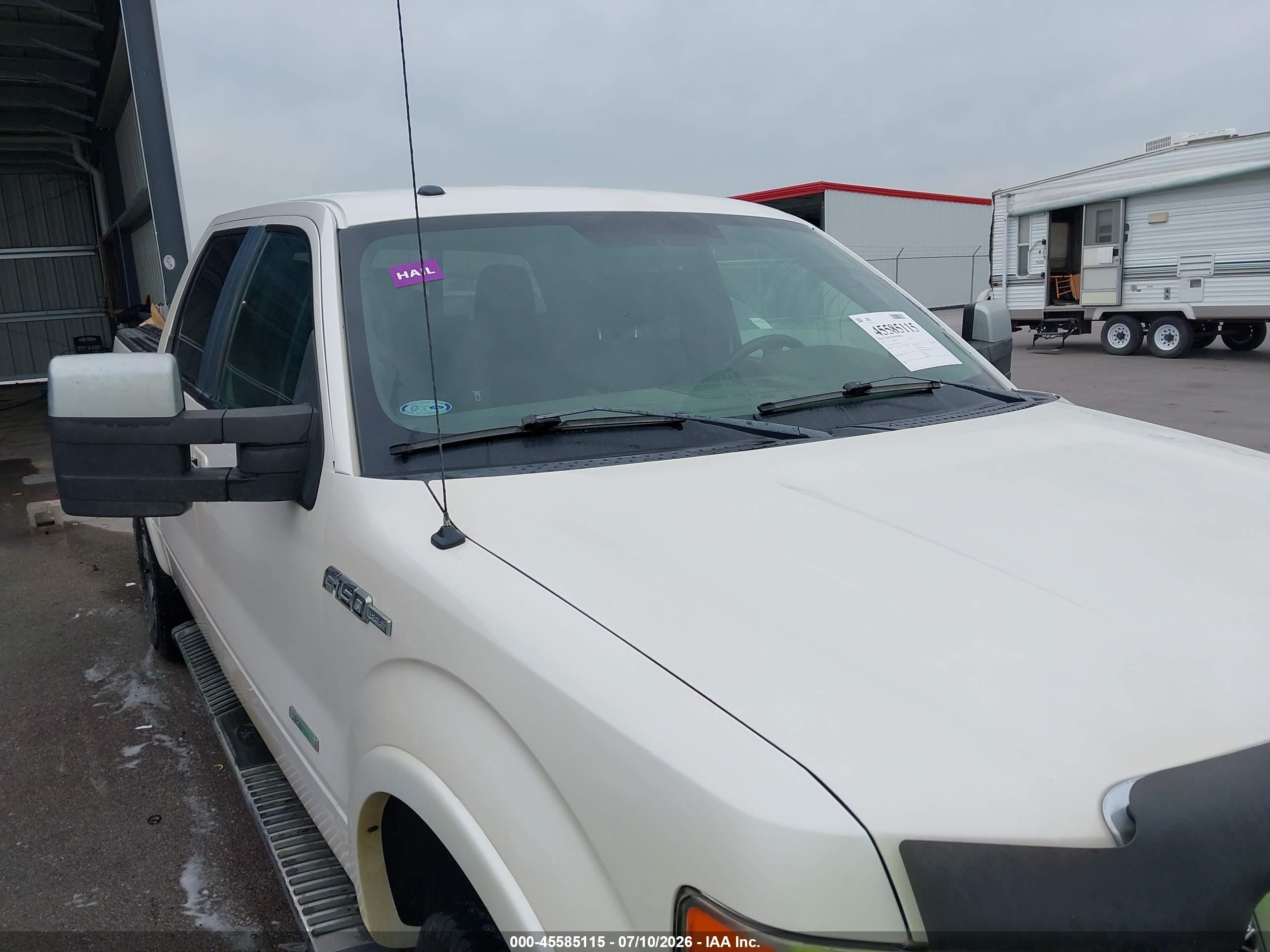2012 Ford F-150 Fx4/king Ranch/lariat/platinum/xl/xlt White vin: 1FTFW1ET7CKD24153
