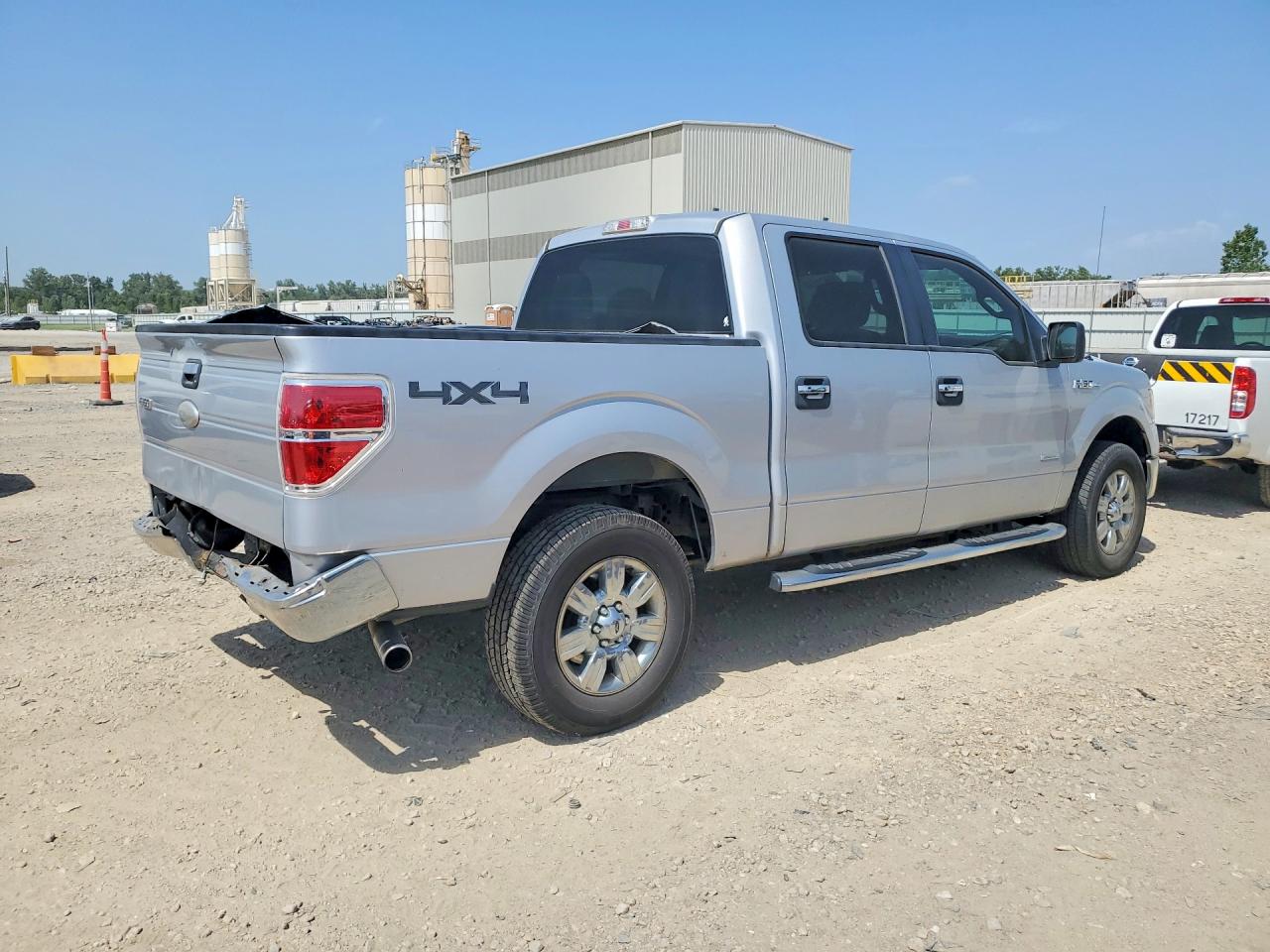 2012 Ford F150 Supercrew Silver vin: 1FTFW1ET7CKD47769
