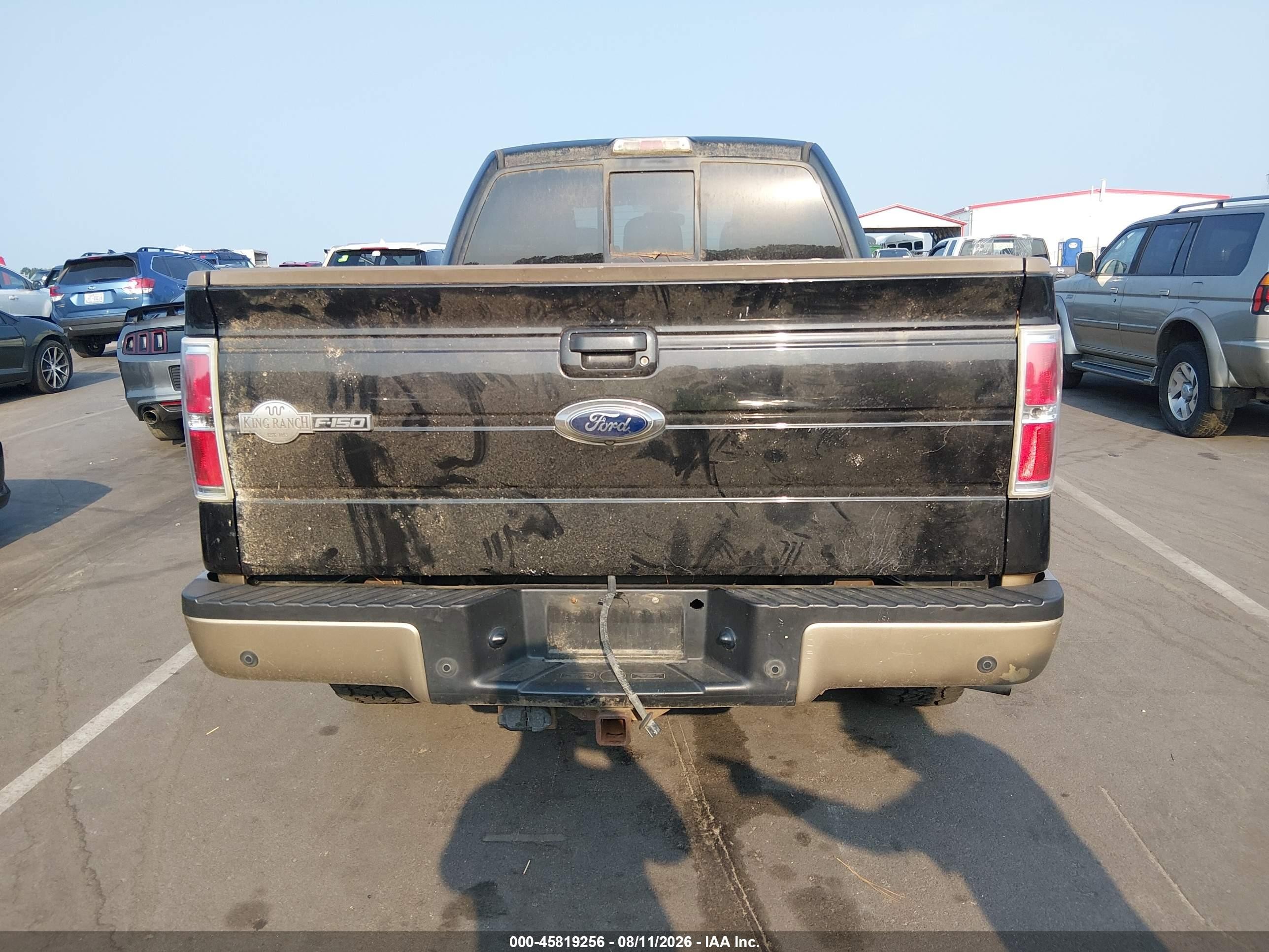 2012 Ford F-150 King Ranch Black vin: 1FTFW1ET7CKD68640