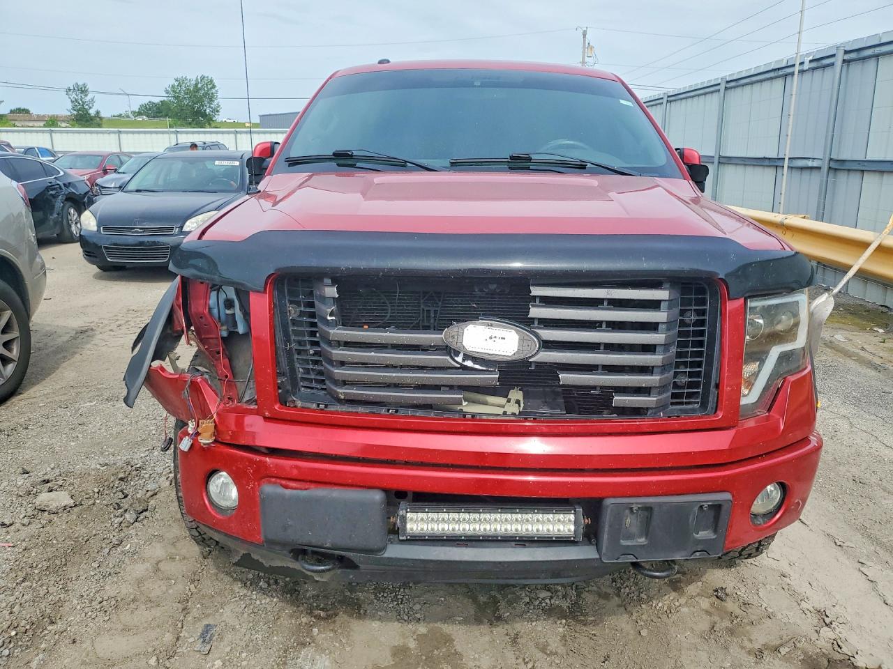 2012 Ford F150 Supercrew Red vin: 1FTFW1ET7CKE17237