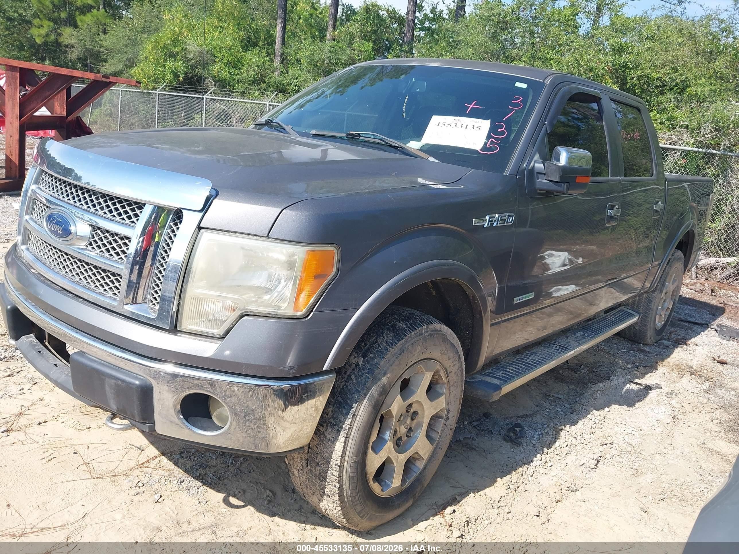 2012 Ford F150 Supercrew Black vin: 1FTFW1ET7CKE28979