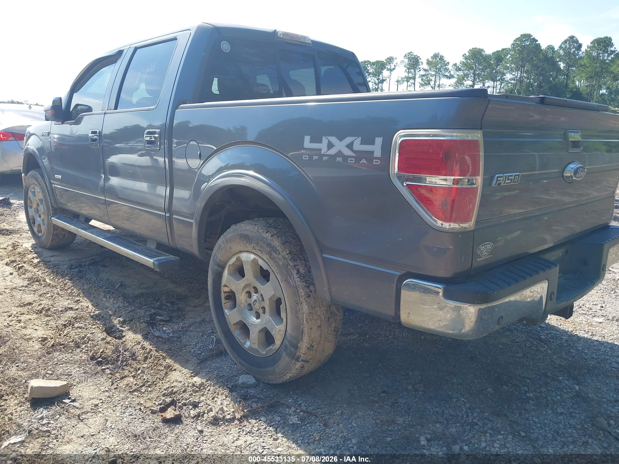 2012 Ford F150 Supercrew Black vin: 1FTFW1ET7CKE28979