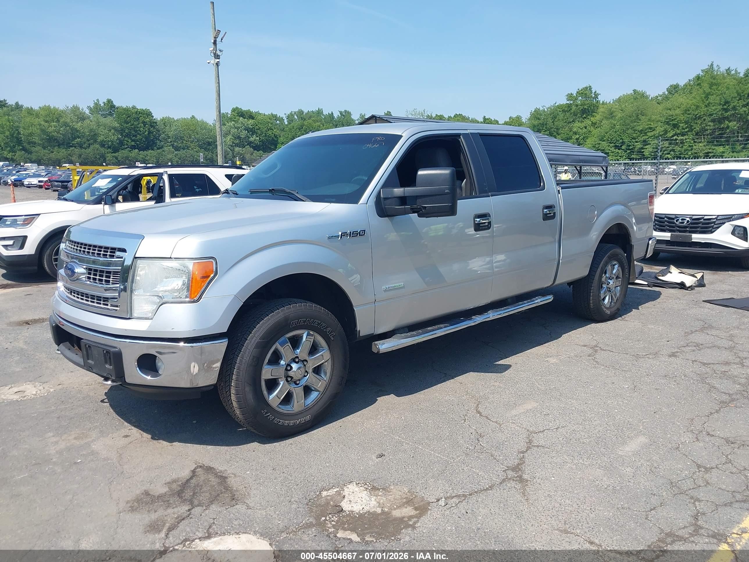 2013 Ford F-150 Fx4/king Ranch/lariat/limited/platinum/xl/xlt Серебряный vin: 1FTFW1ET7DFA00534