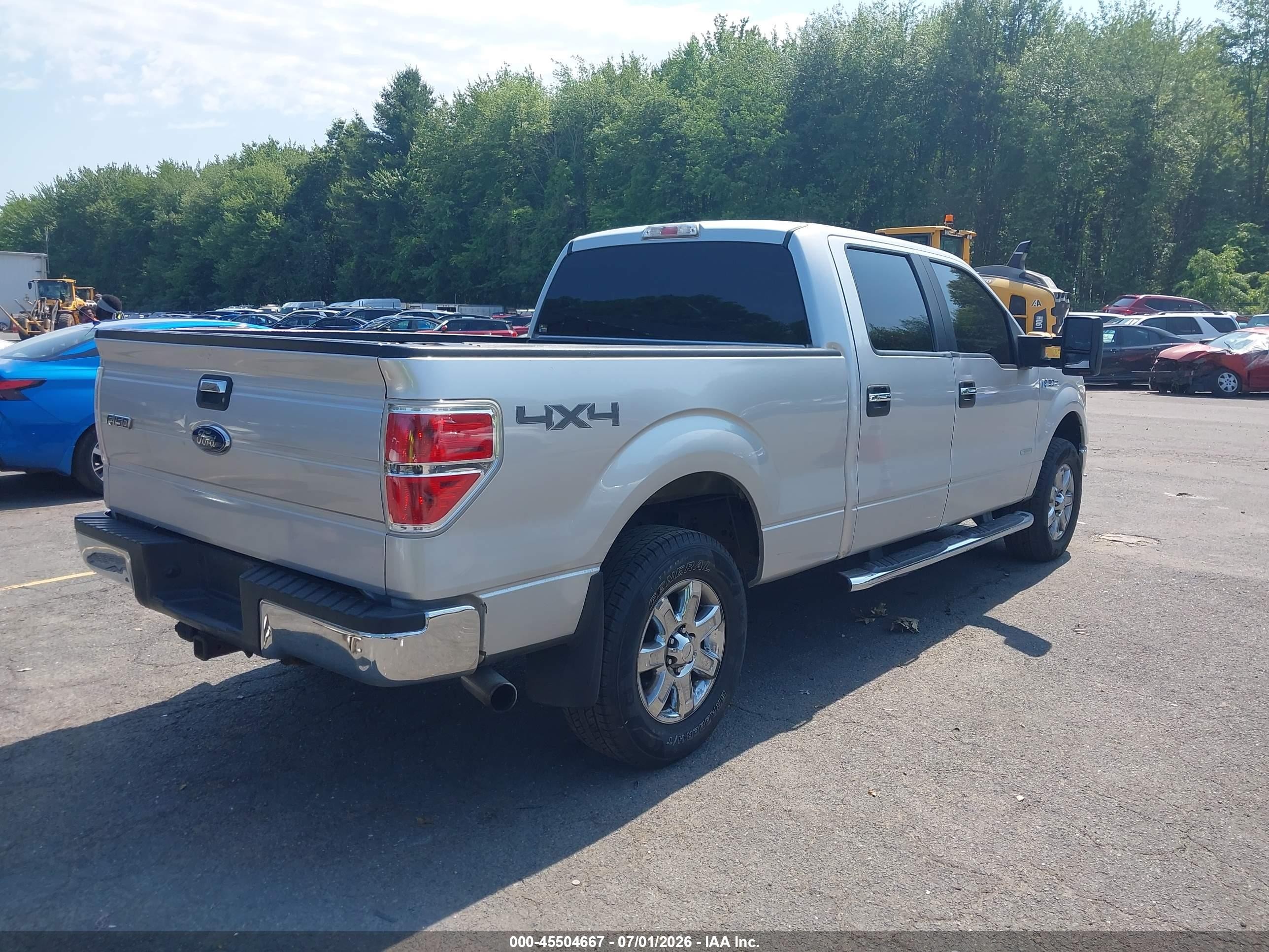 2013 Ford F-150 Fx4/king Ranch/lariat/limited/platinum/xl/xlt Серебряный vin: 1FTFW1ET7DFA00534