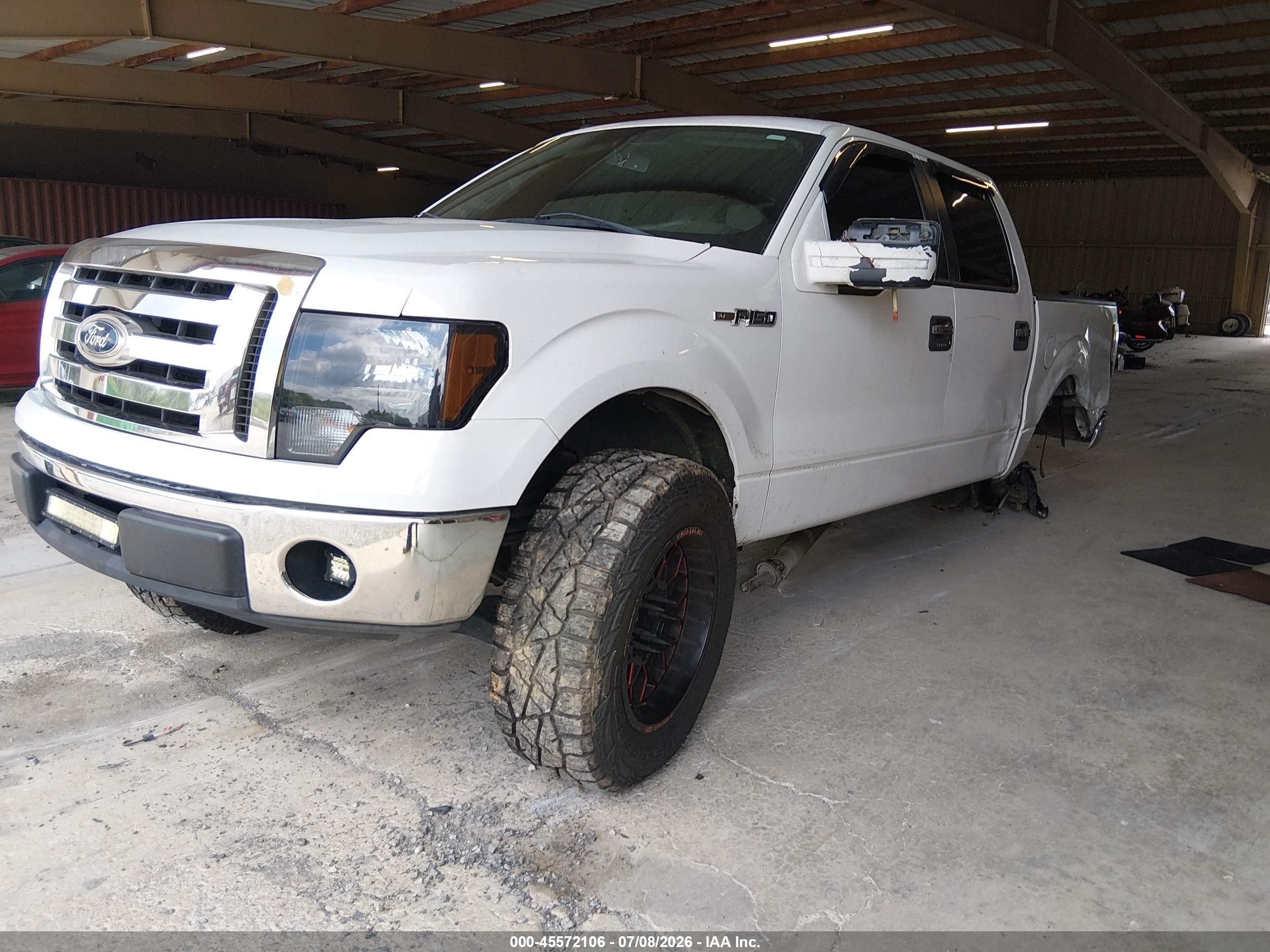 2013 Ford F-150 Xlt White vin: 1FTFW1ET7DFA42976