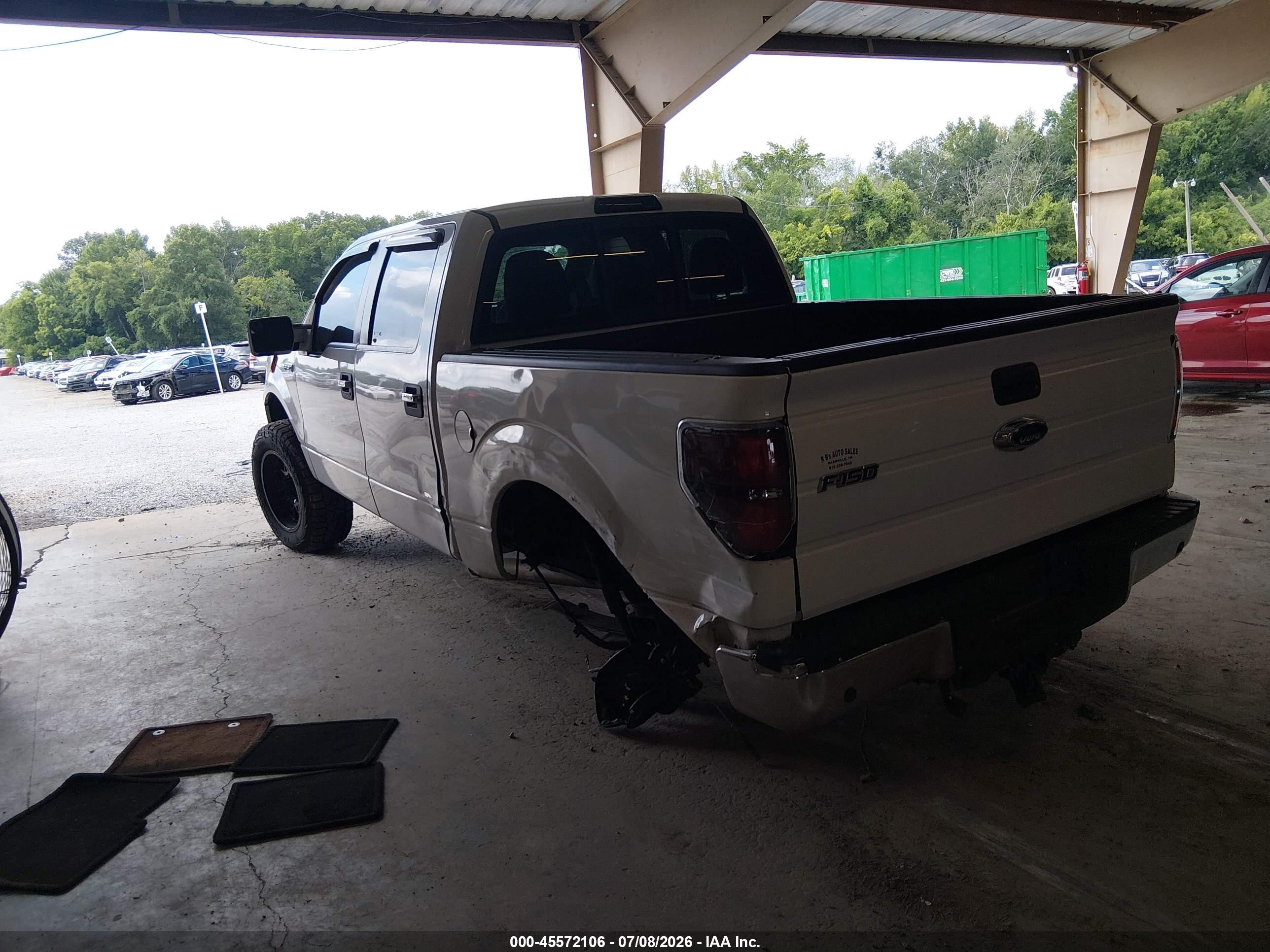 2013 Ford F-150 Xlt White vin: 1FTFW1ET7DFA42976