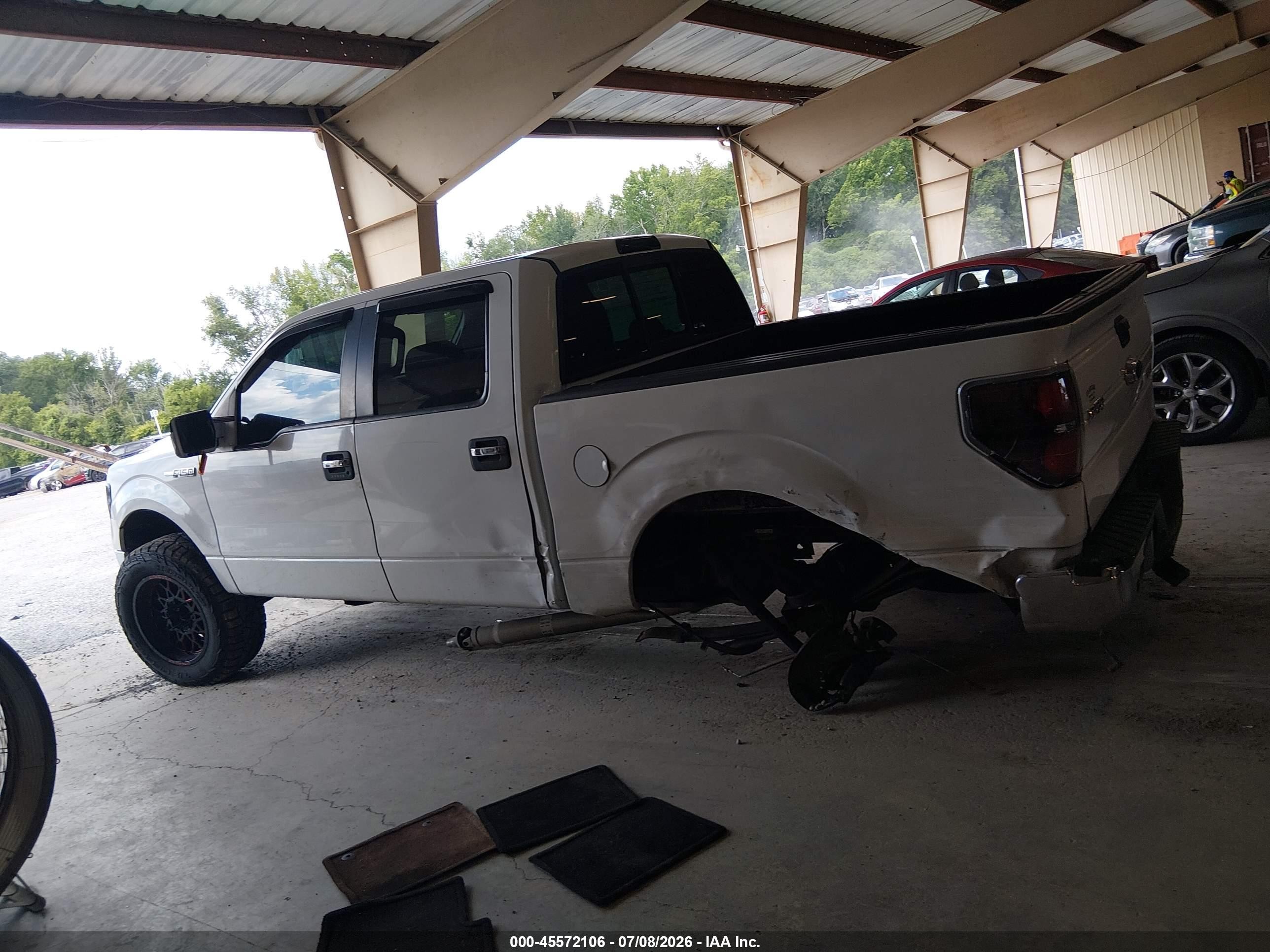2013 Ford F-150 Xlt White vin: 1FTFW1ET7DFA42976