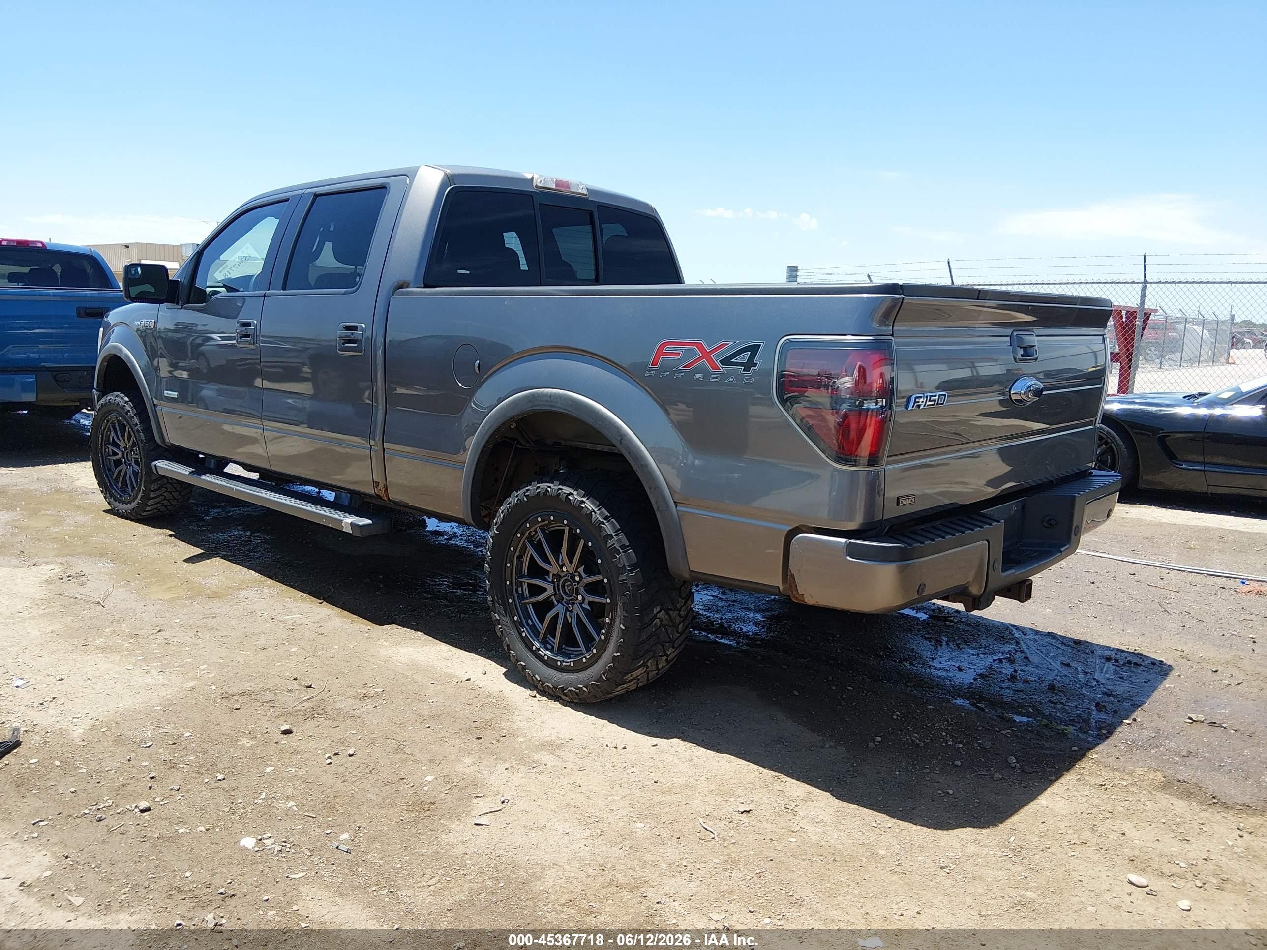 2013 Ford F-150 Fx4 Серый vin: 1FTFW1ET7DFA89585