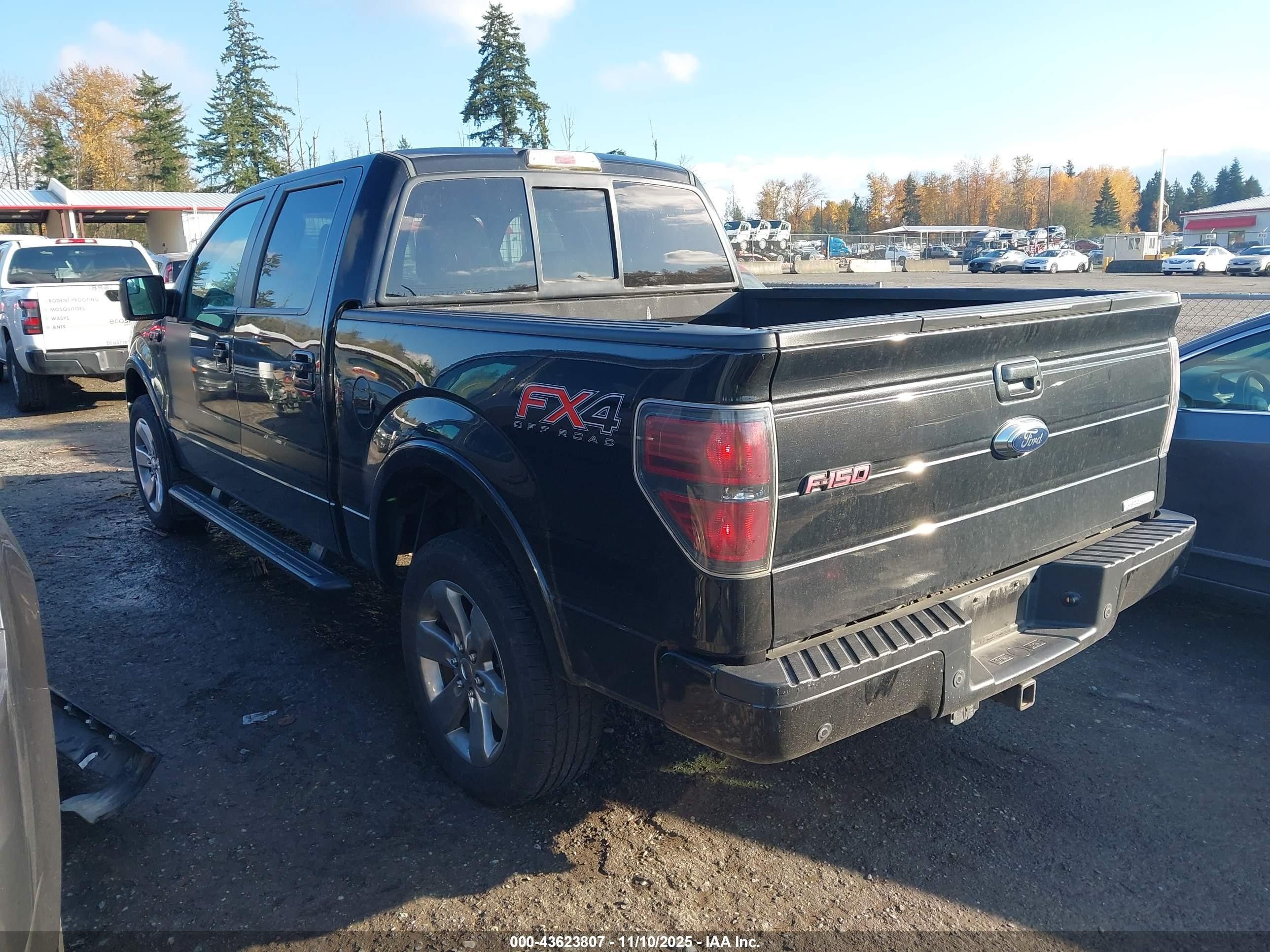 2013 Ford F-150 Fx4 Black vin: 1FTFW1ET7DFA95290