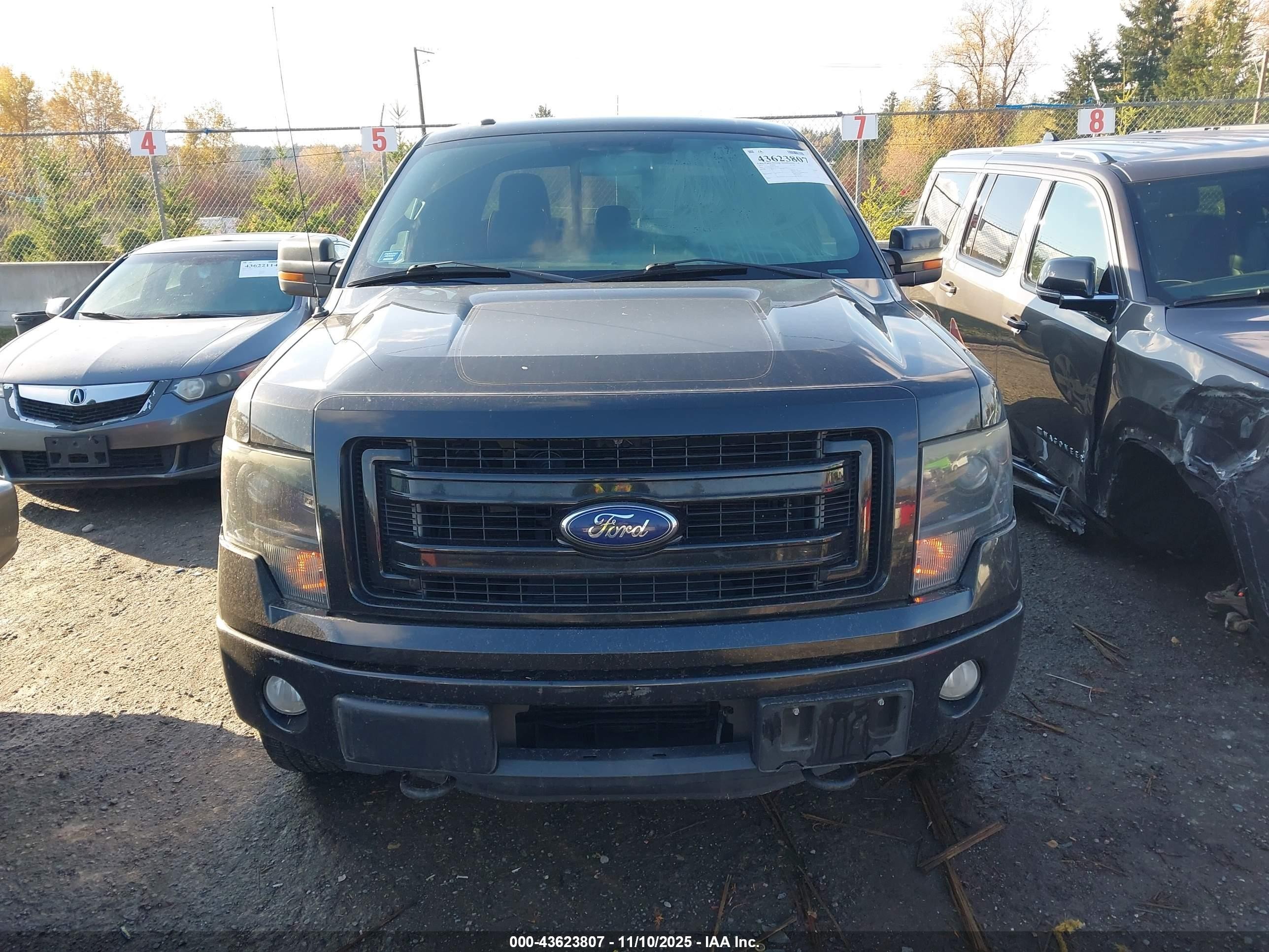 2013 Ford F-150 Fx4 Black vin: 1FTFW1ET7DFA95290