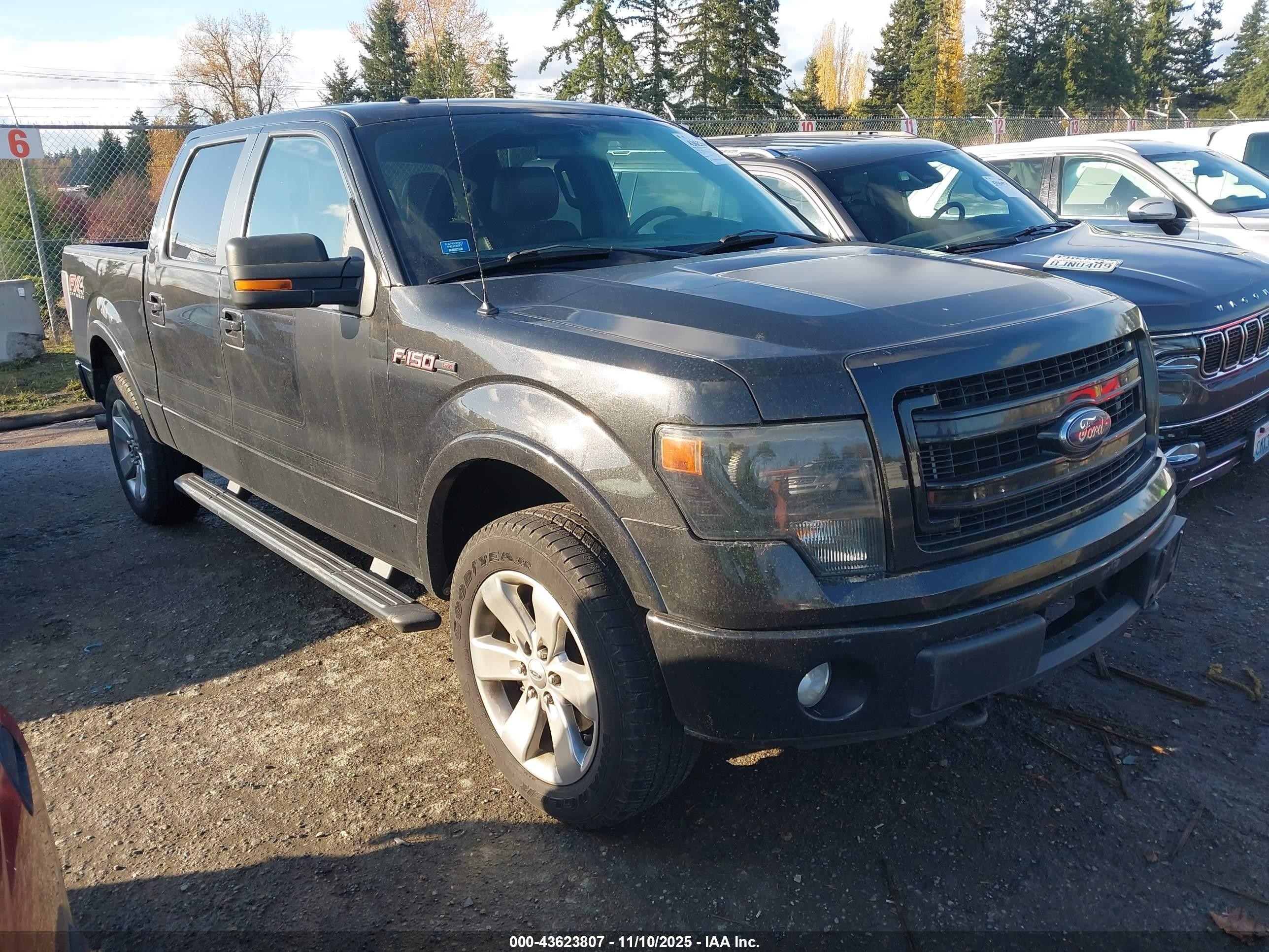 2013 Ford F-150 Fx4 Black vin: 1FTFW1ET7DFA95290