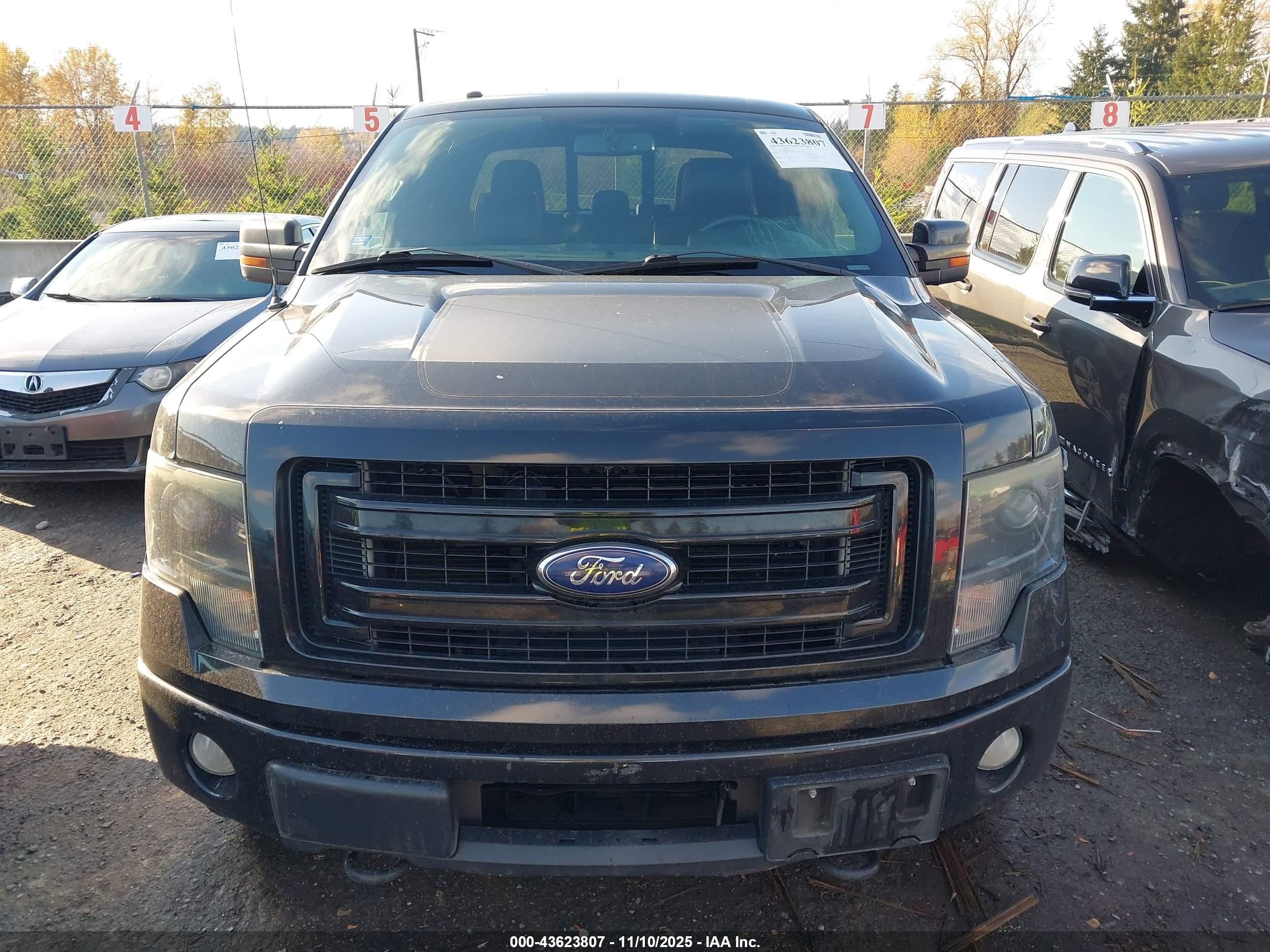 2013 Ford F-150 Fx4 Black vin: 1FTFW1ET7DFA95290