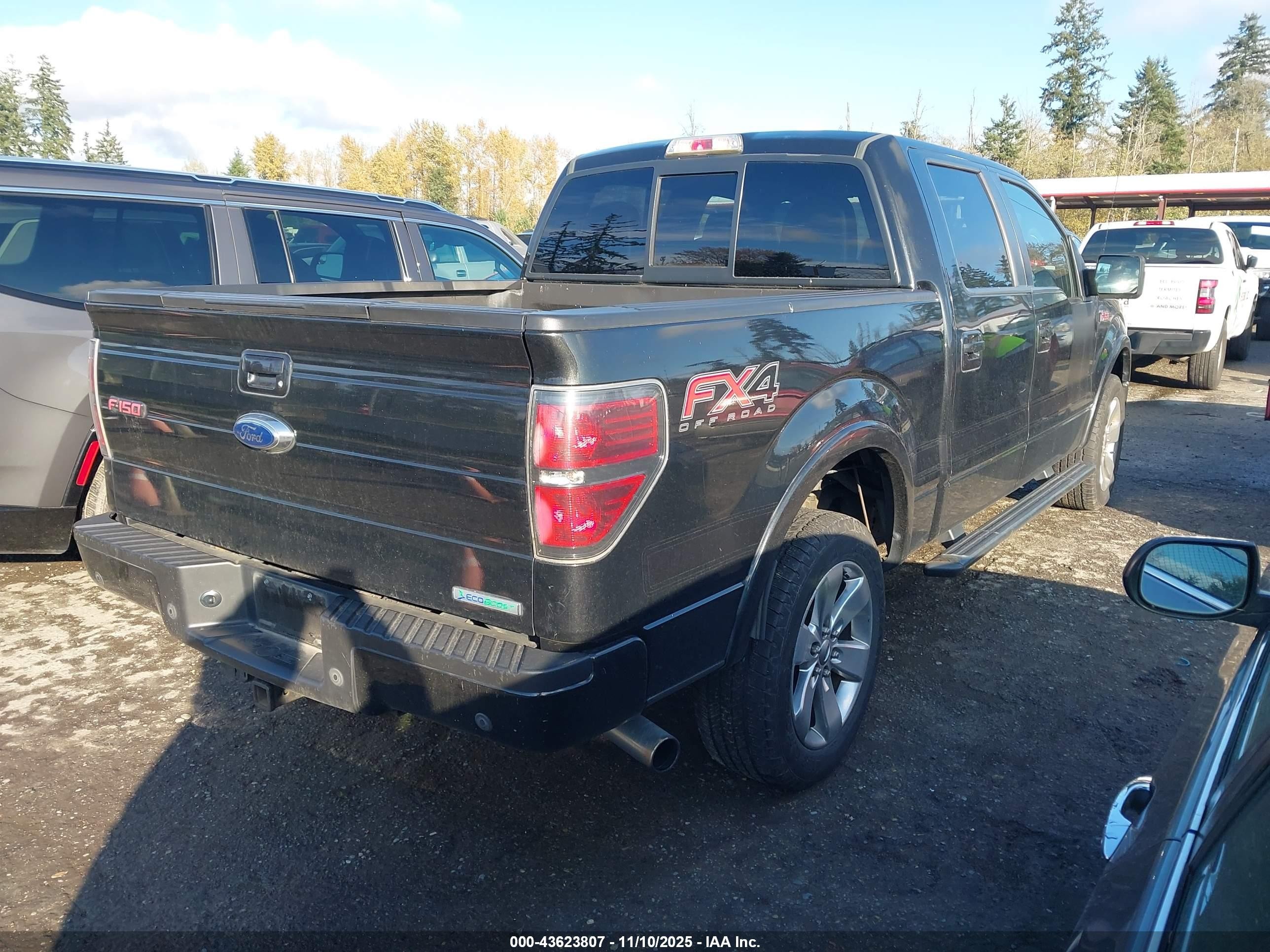 2013 Ford F-150 Fx4 Black vin: 1FTFW1ET7DFA95290