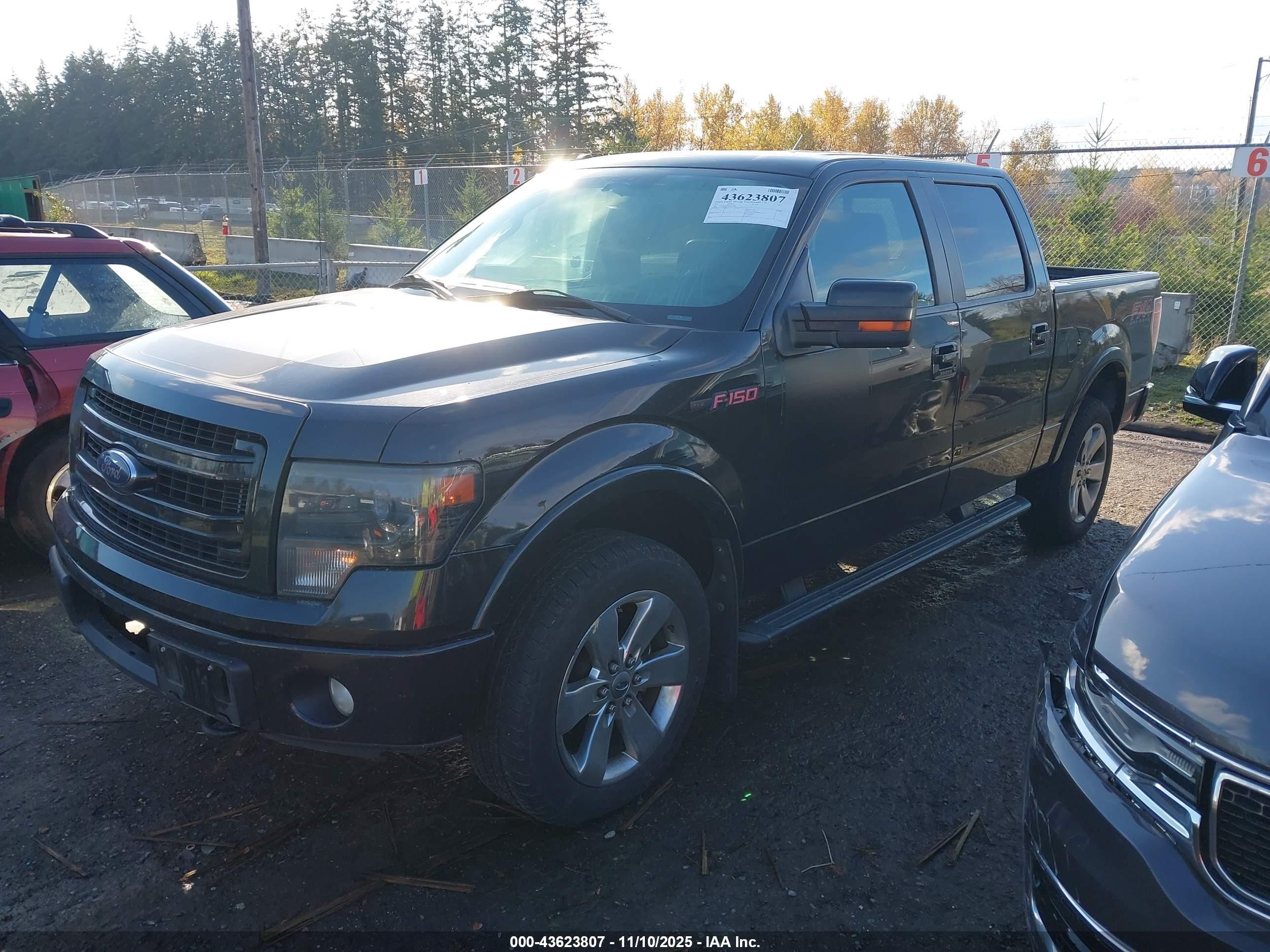 2013 Ford F-150 Fx4 Black vin: 1FTFW1ET7DFA95290