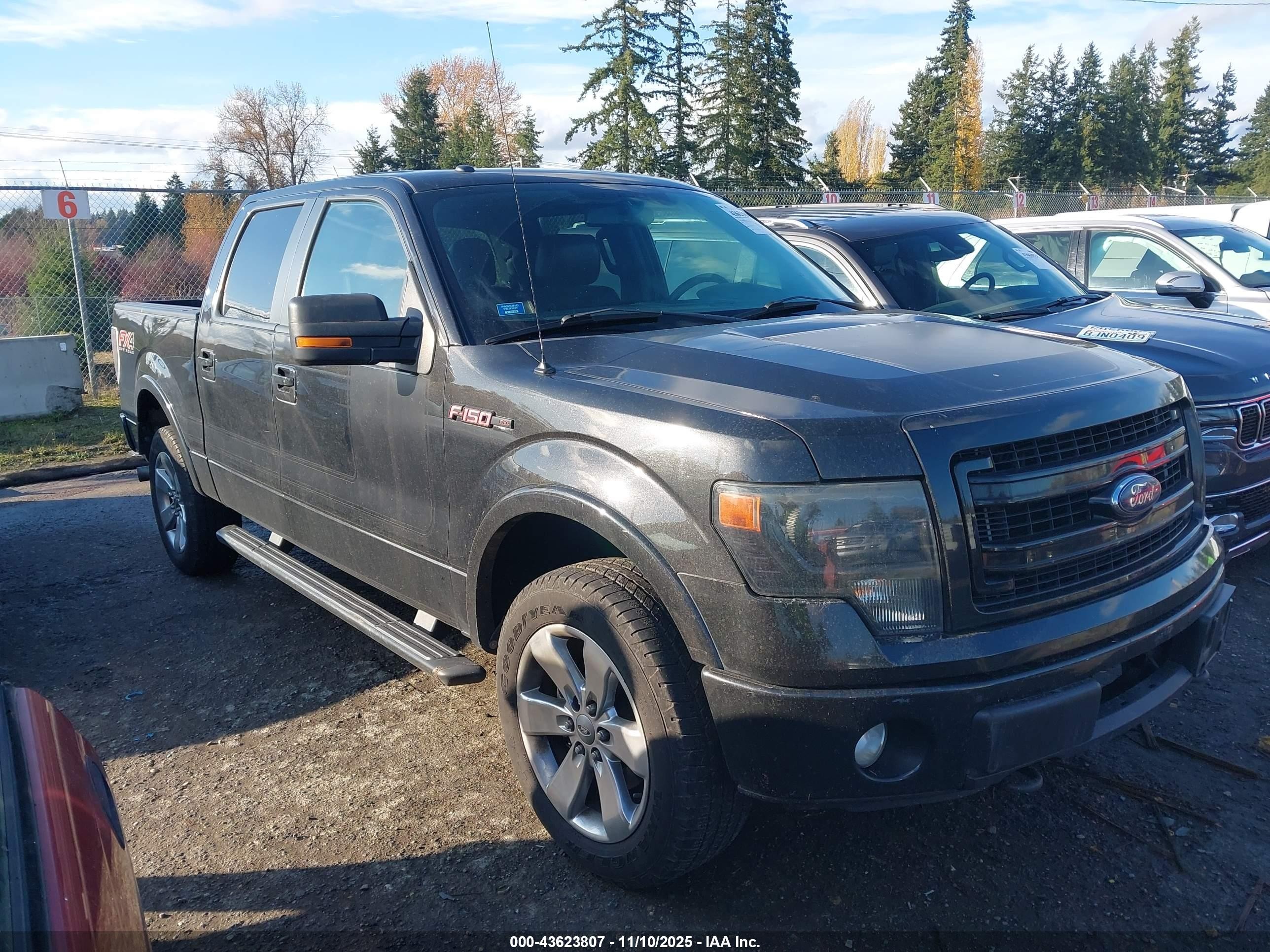 2013 Ford F-150 Fx4 Black vin: 1FTFW1ET7DFA95290