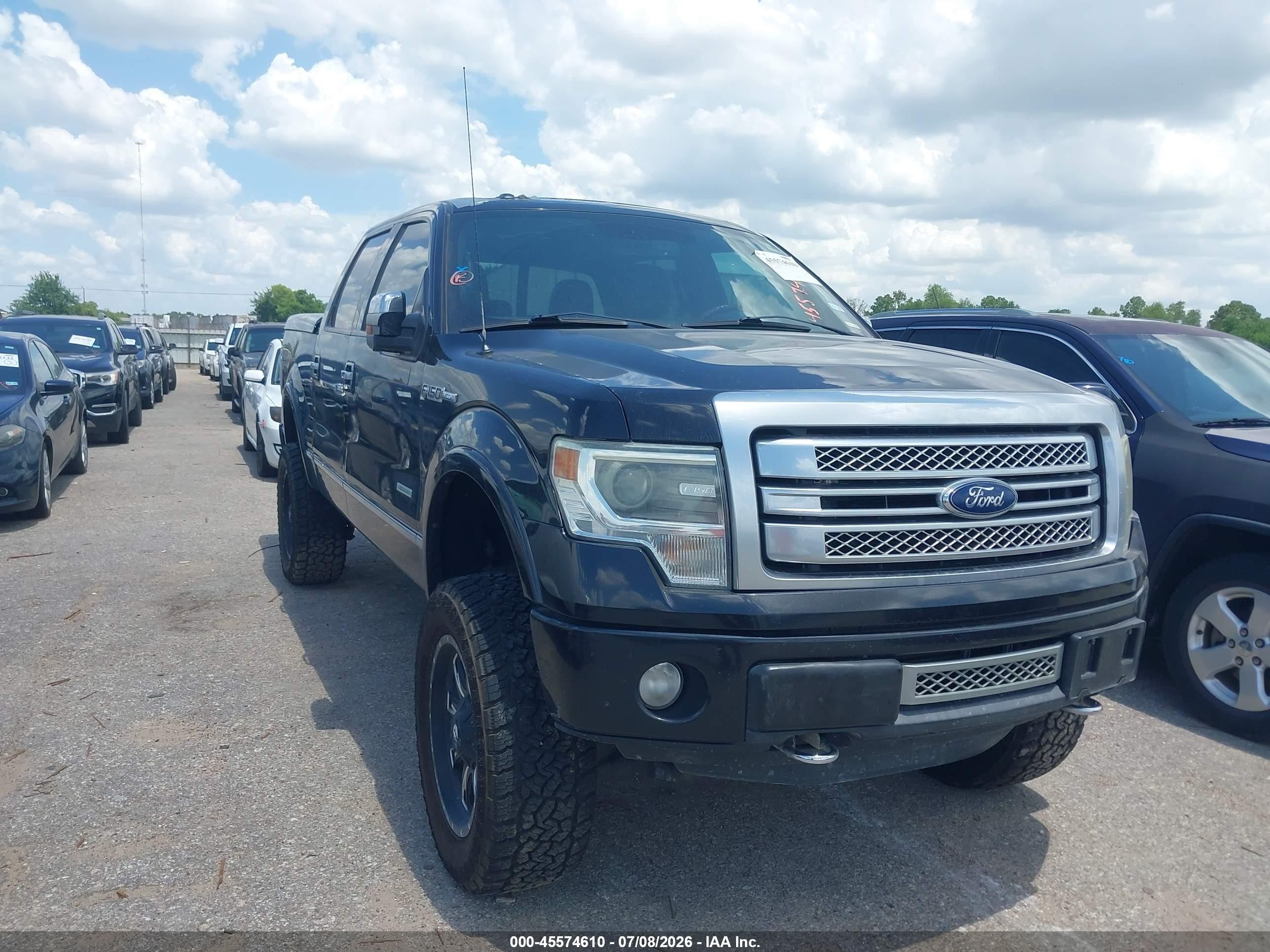 2013 Ford F-150 Platinum Black vin: 1FTFW1ET7DFB19393