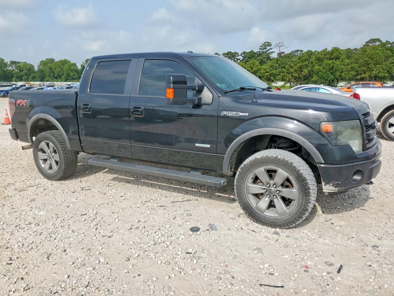 2013 Ford F150 Supercrew Black vin: 1FTFW1ET7DFB41703