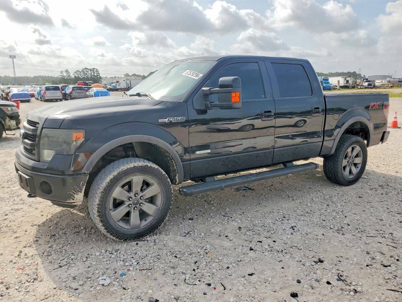 2013 Ford F150 Supercrew Black vin: 1FTFW1ET7DFB41703