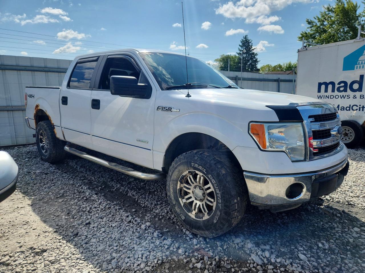2013 Ford F150 Supercrew Белый vin: 1FTFW1ET7DFB46299