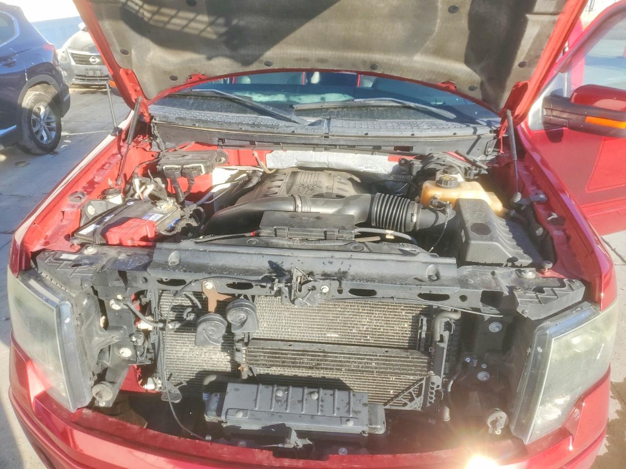 2013 Ford F150 Supercrew Red vin: 1FTFW1ET7DFB47968