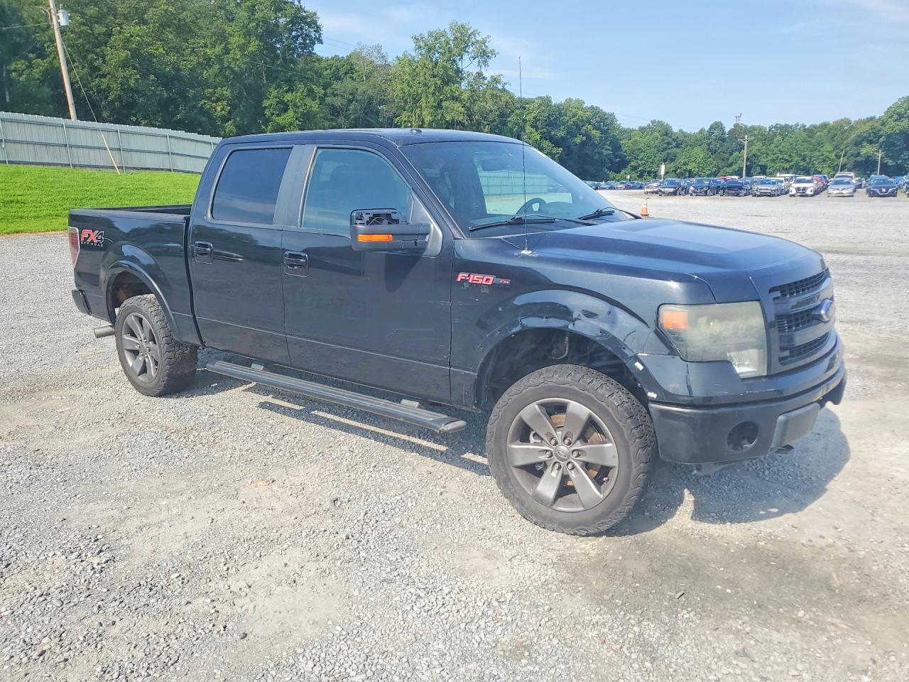 2013 Ford F150 Supercrew Black vin: 1FTFW1ET7DFB64964