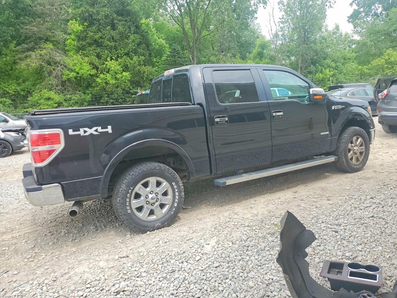 2013 Ford F150 Supercrew Black vin: 1FTFW1ET7DFB65998