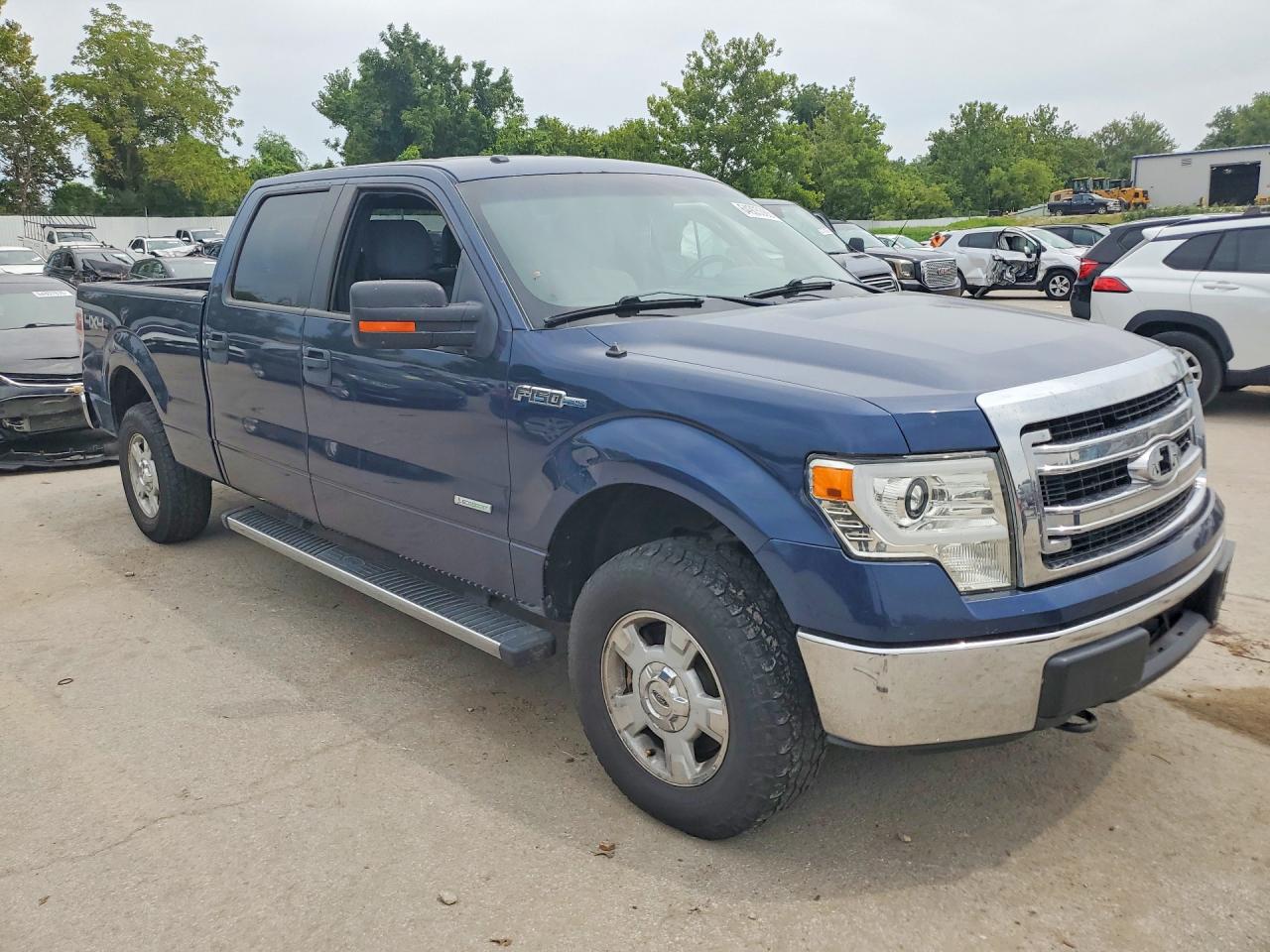 2013 Ford F150 Supercrew Blue vin: 1FTFW1ET7DFB70702