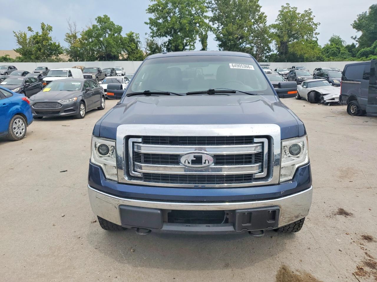 2013 Ford F150 Supercrew Blue vin: 1FTFW1ET7DFB70702