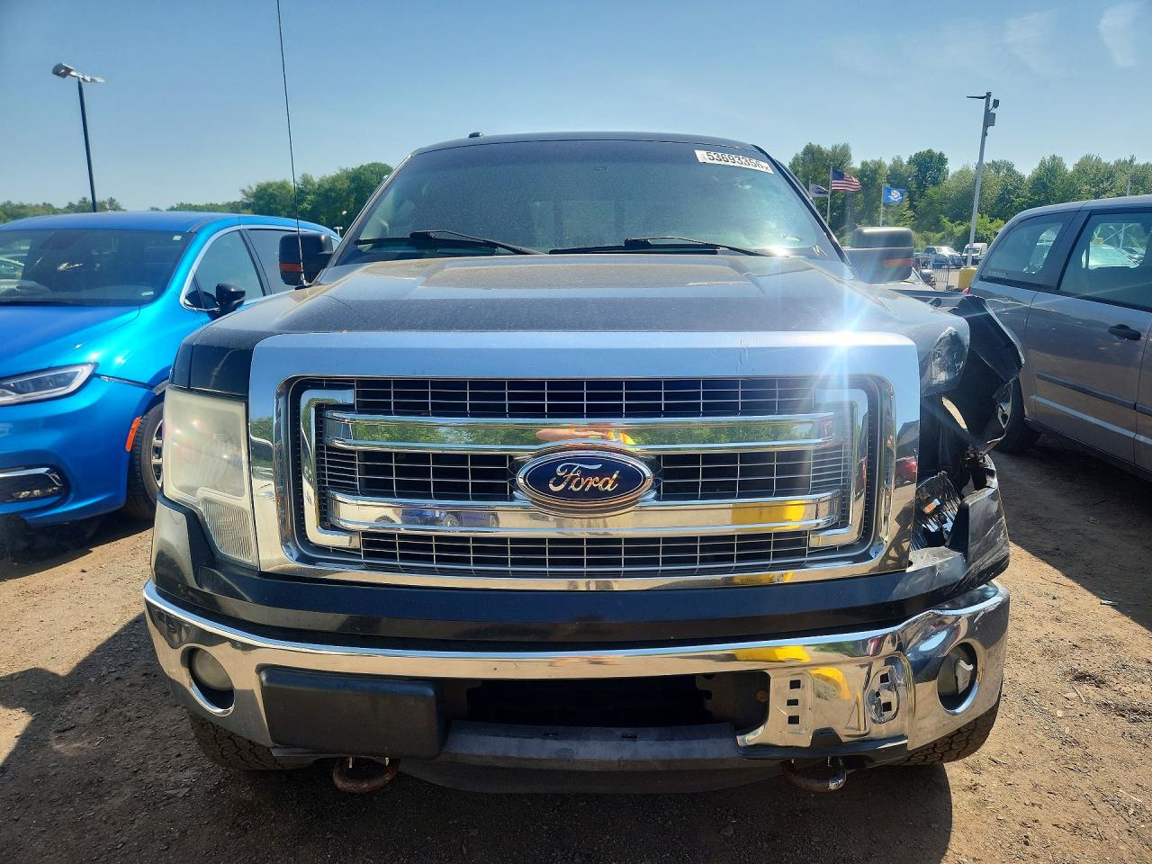 2013 Ford F150 Supercrew Черный vin: 1FTFW1ET7DFB94661