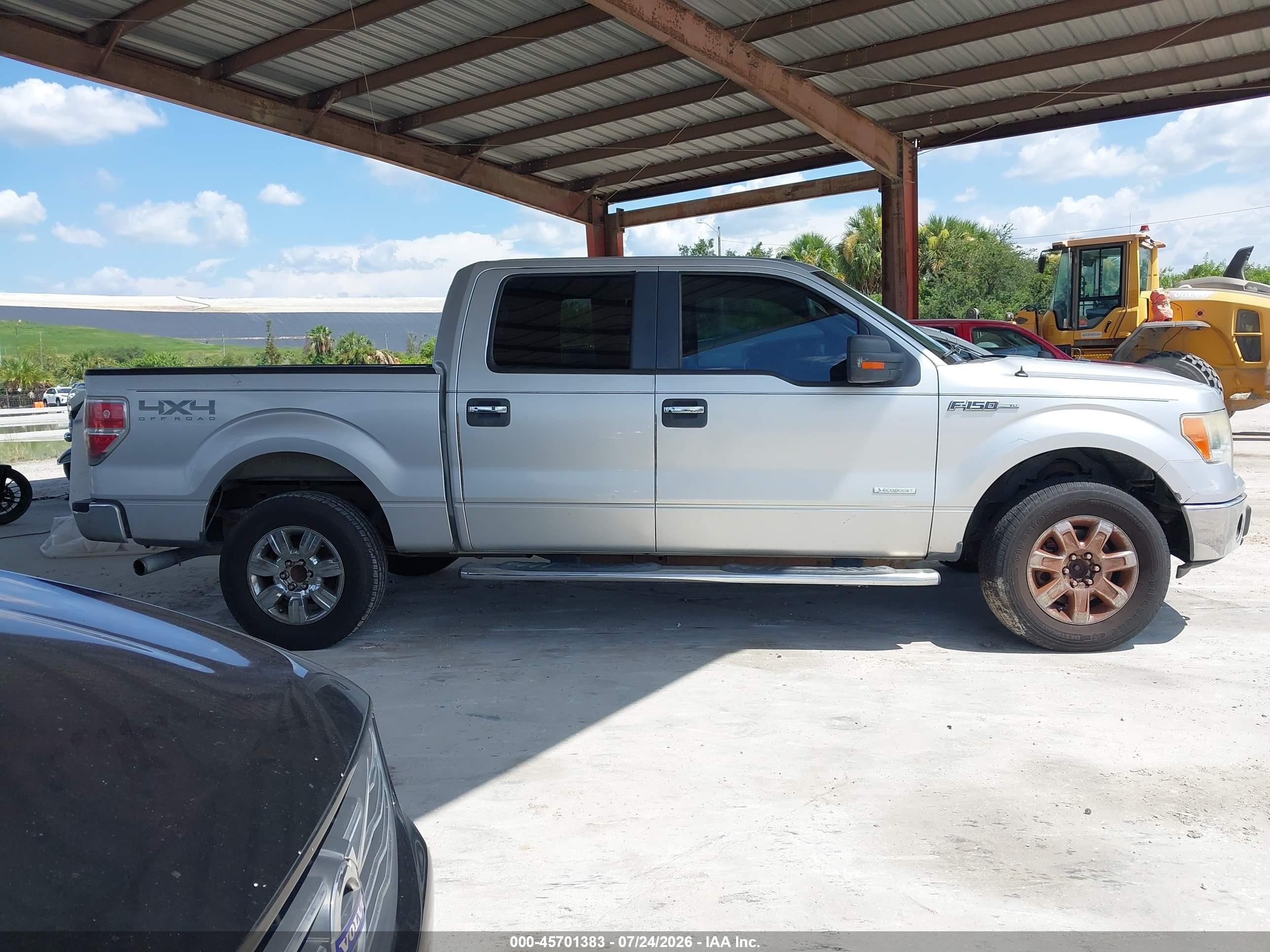 2013 Ford F-150 Xlt Silver vin: 1FTFW1ET7DFB96166