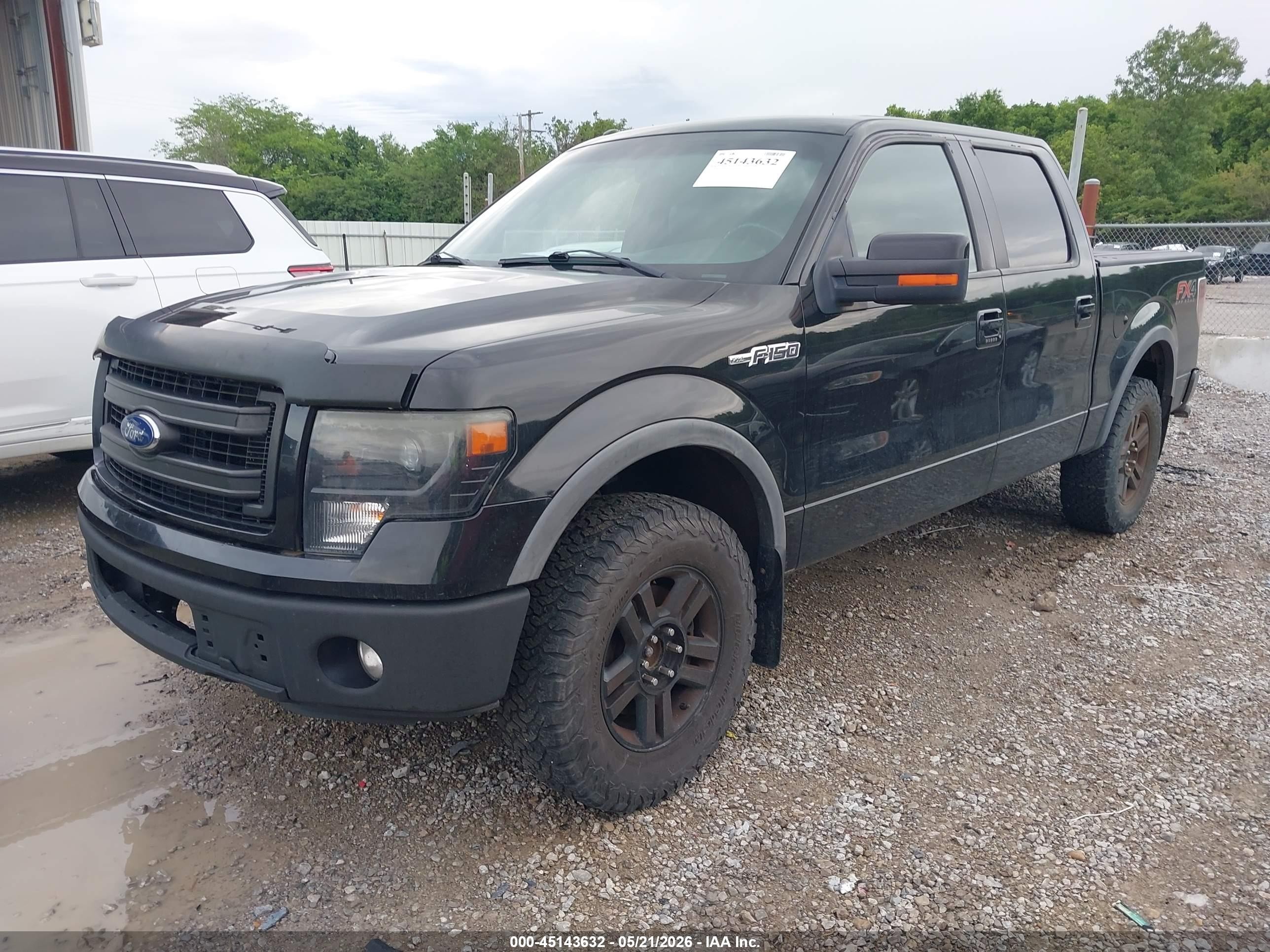 2013 Ford F-150 Fx4 Black vin: 1FTFW1ET7DFC24015