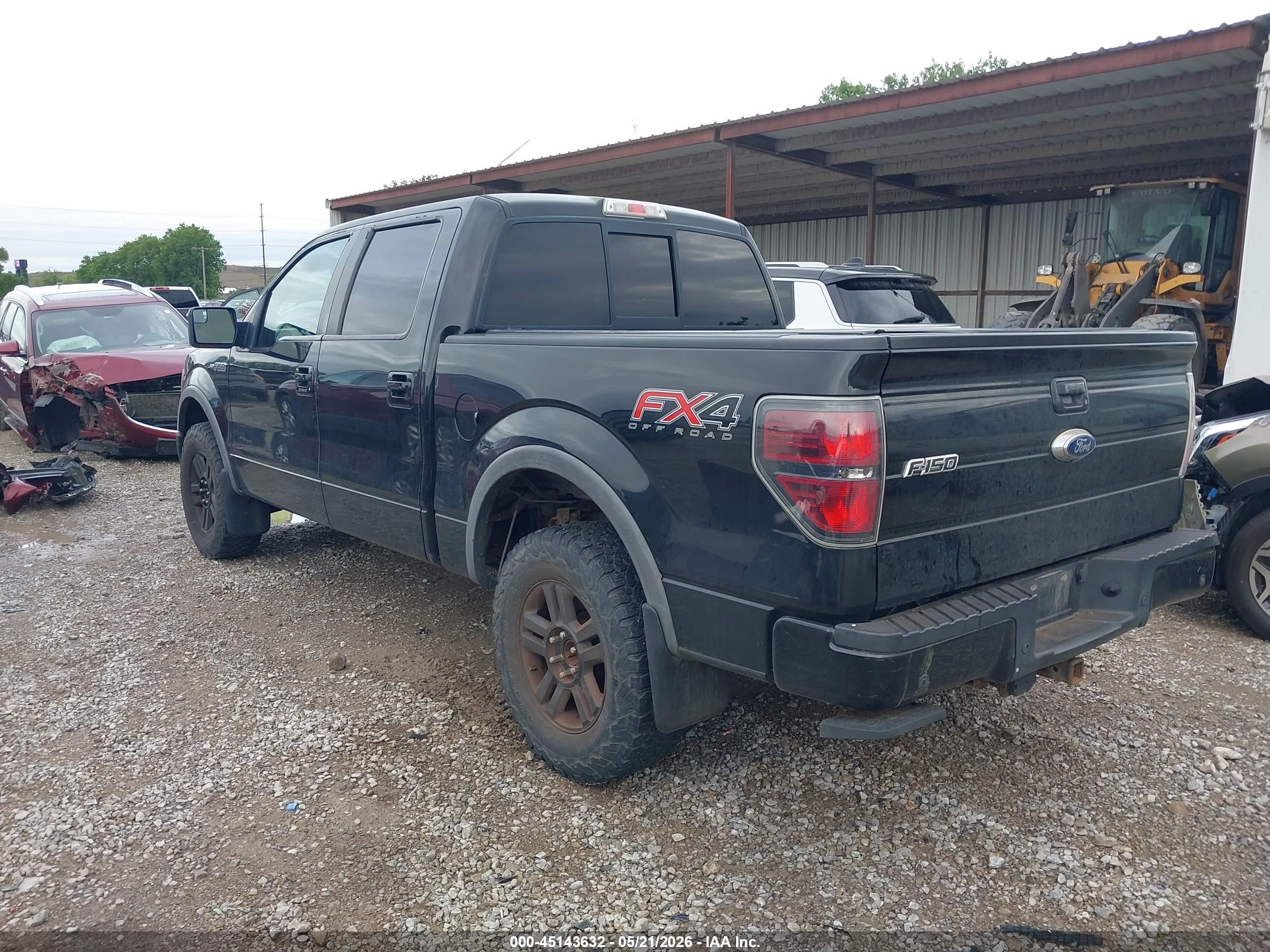 2013 Ford F-150 Fx4 Black vin: 1FTFW1ET7DFC24015