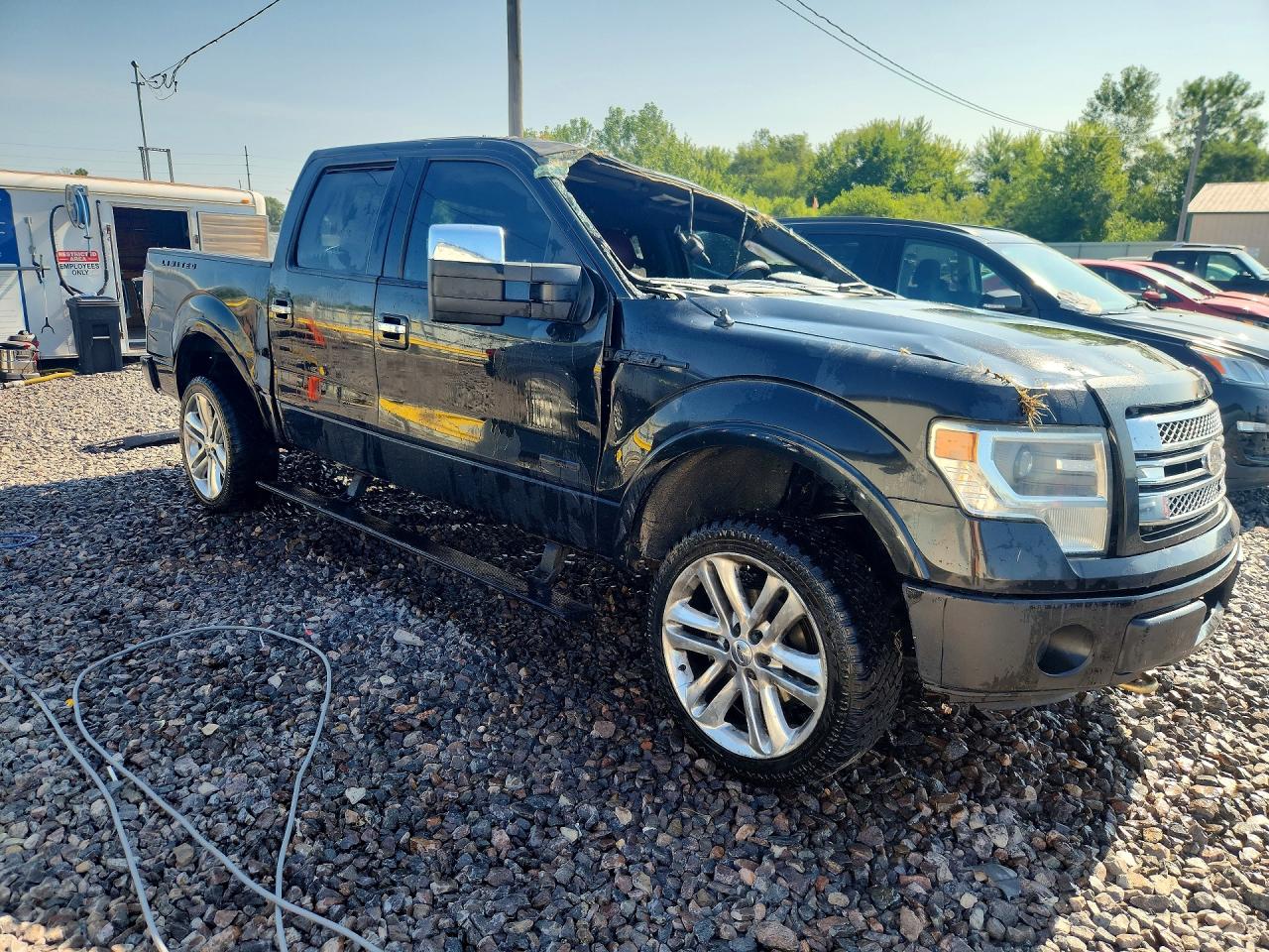 2013 Ford F150 Supercrew Black vin: 1FTFW1ET7DFC52266