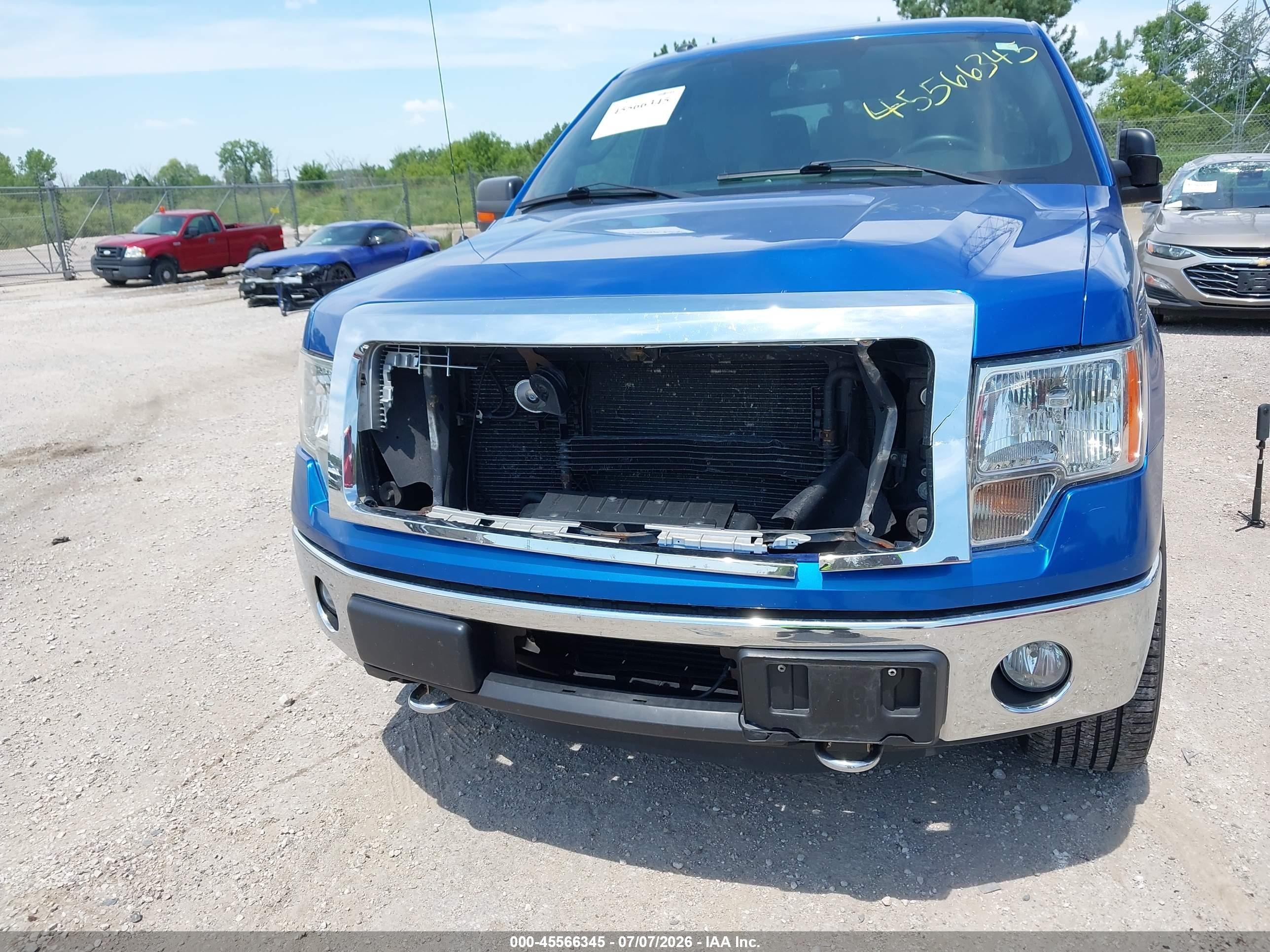 2013 Ford F-150 Fx4/king Ranch/lariat/limited/platinum/xl/xlt Blue vin: 1FTFW1ET7DFC70010