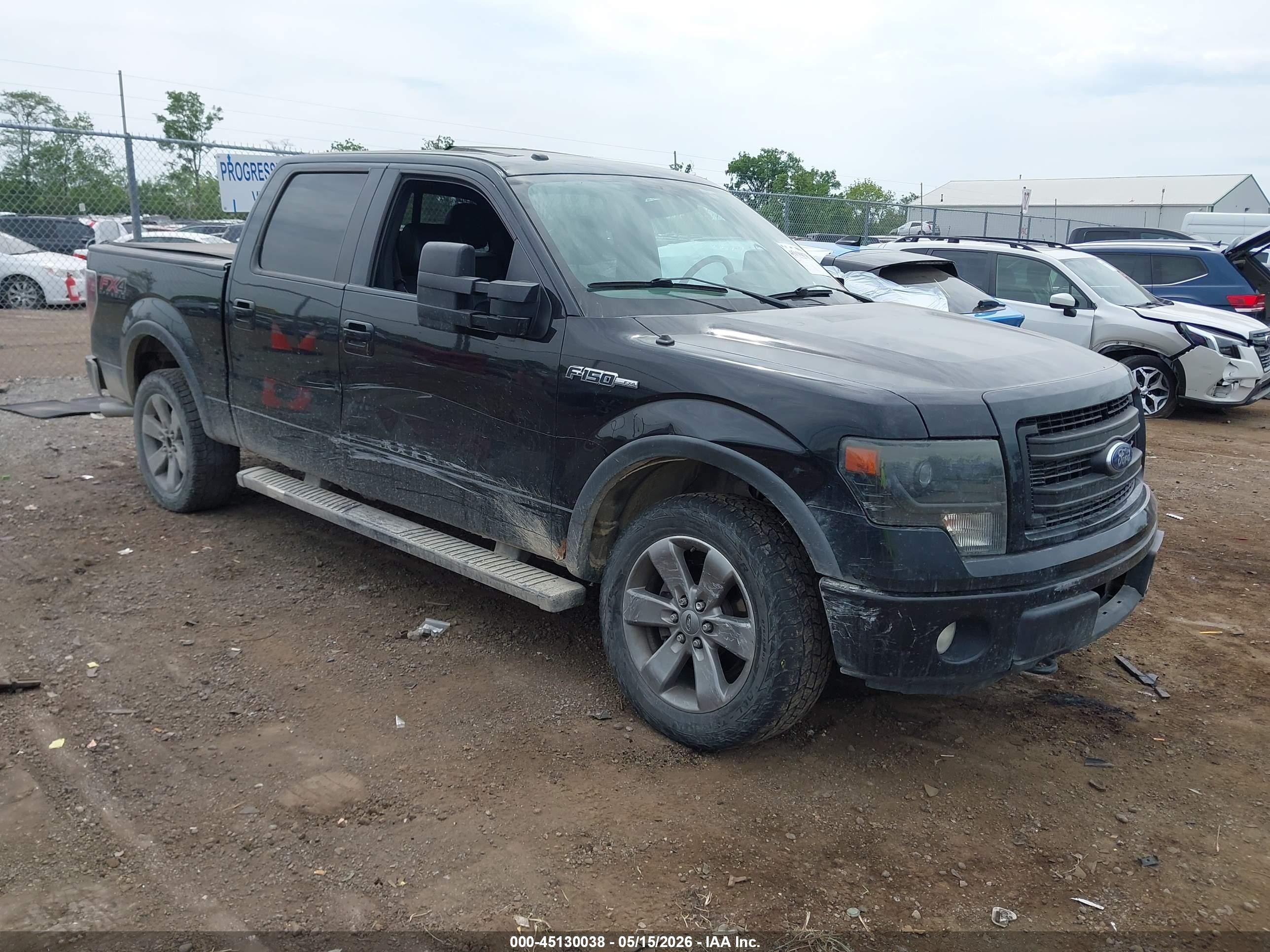 2013 Ford F-150 Fx4 Black vin: 1FTFW1ET7DFC93268
