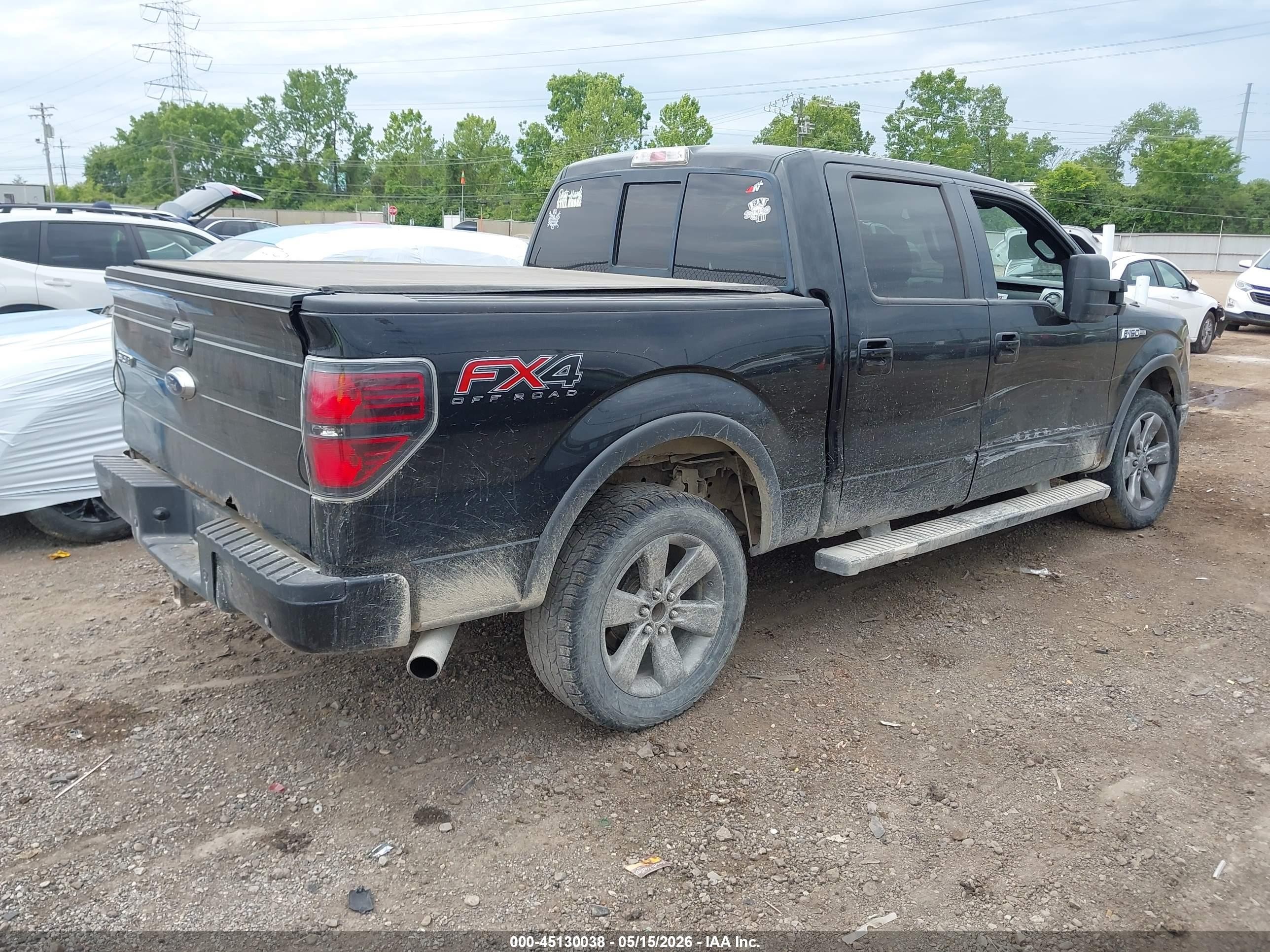 2013 Ford F-150 Fx4 Black vin: 1FTFW1ET7DFC93268