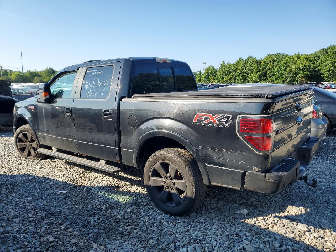 2013 Ford F150 Supercrew Black vin: 1FTFW1ET7DFD07816
