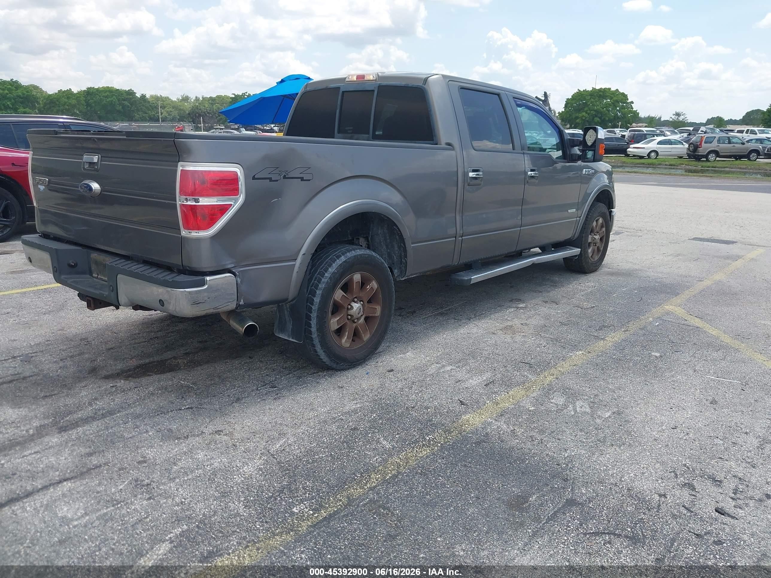 2013 Ford F-150 Fx4/king Ranch/lariat/limited/platinum/xl/xlt Gray vin: 1FTFW1ET7DFD19447