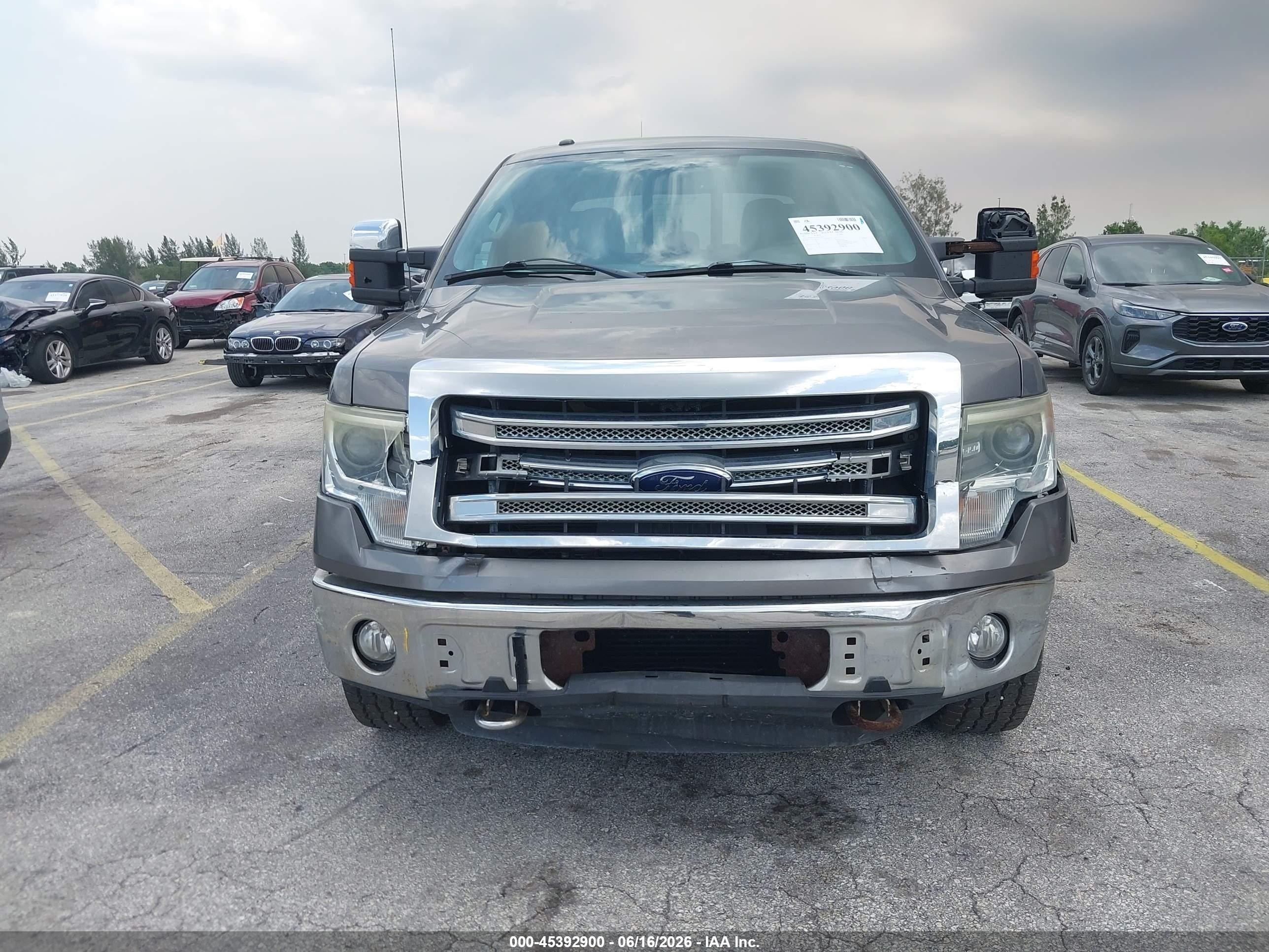2013 Ford F-150 Fx4/king Ranch/lariat/limited/platinum/xl/xlt Gray vin: 1FTFW1ET7DFD19447