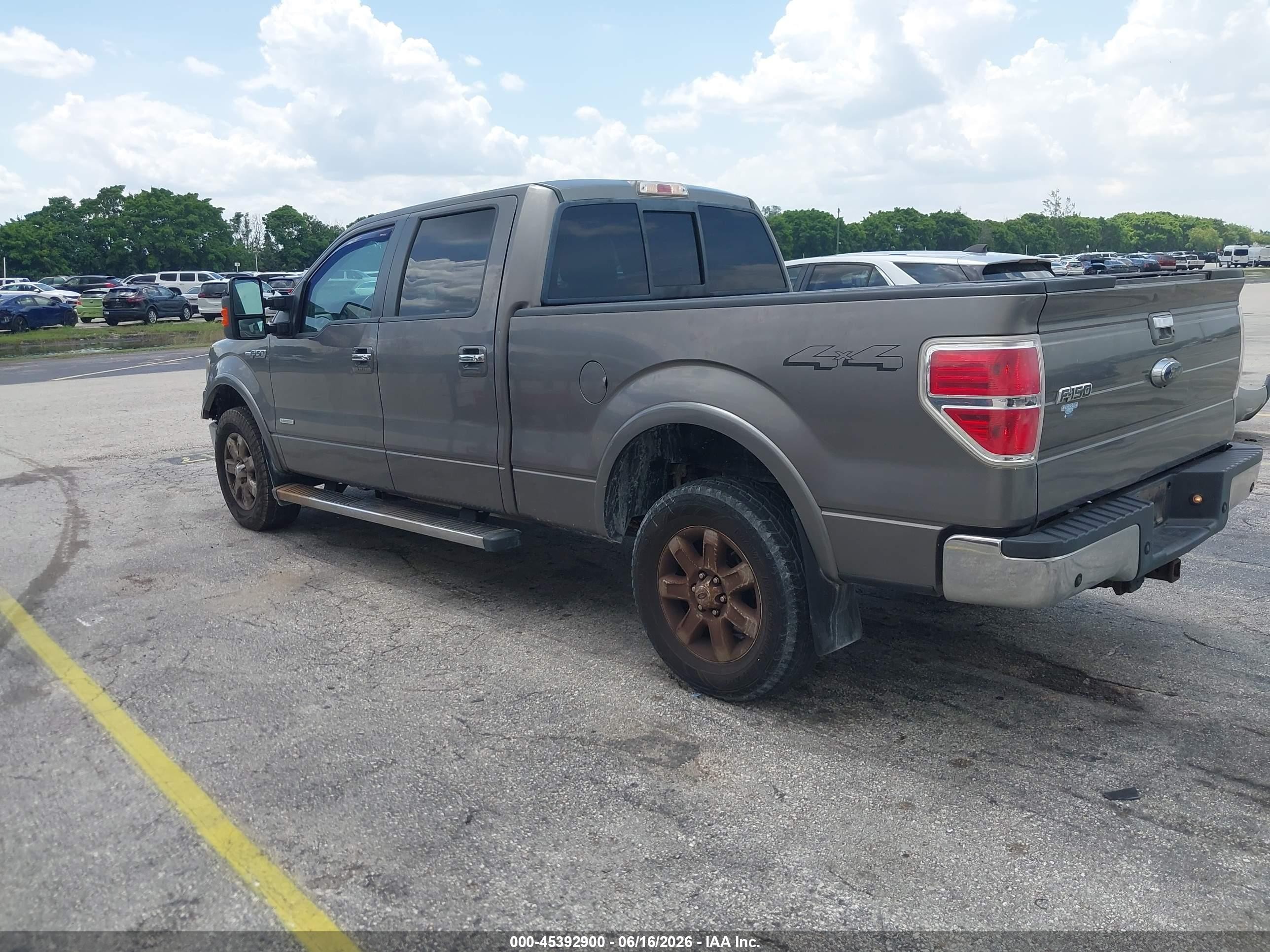 2013 Ford F-150 Fx4/king Ranch/lariat/limited/platinum/xl/xlt Gray vin: 1FTFW1ET7DFD19447